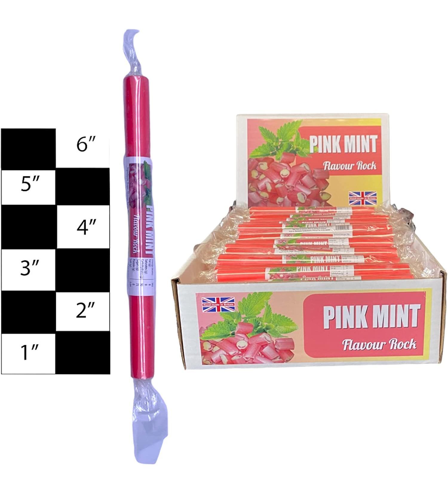 200 X Mint Rock Sticks Handmade Traditional Rainbow Classic Sweets Retro Seaside Gift Wholesale Confectionery - Buy Online on GoSupps.com