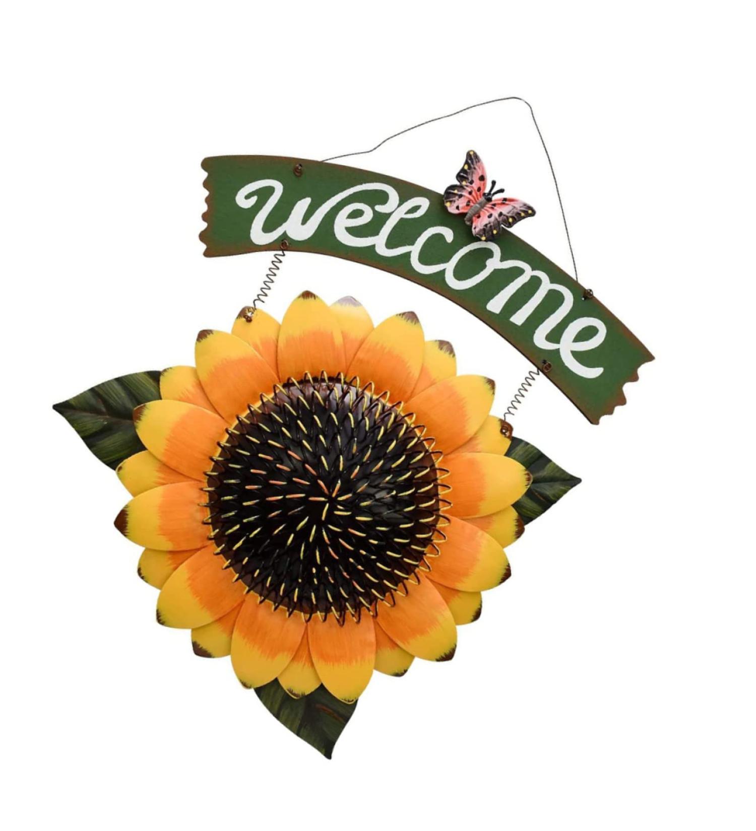 Zerodeko Strawberry Decor 1pc Wall Decoration Metal Outdoor Decor Welcome Hanging Sign Outdoor Wedding Decorations Garden Welcome Board Adornment Retro Decor Sunflower The Sign Acrylic - Buy Online on GoSupps.com