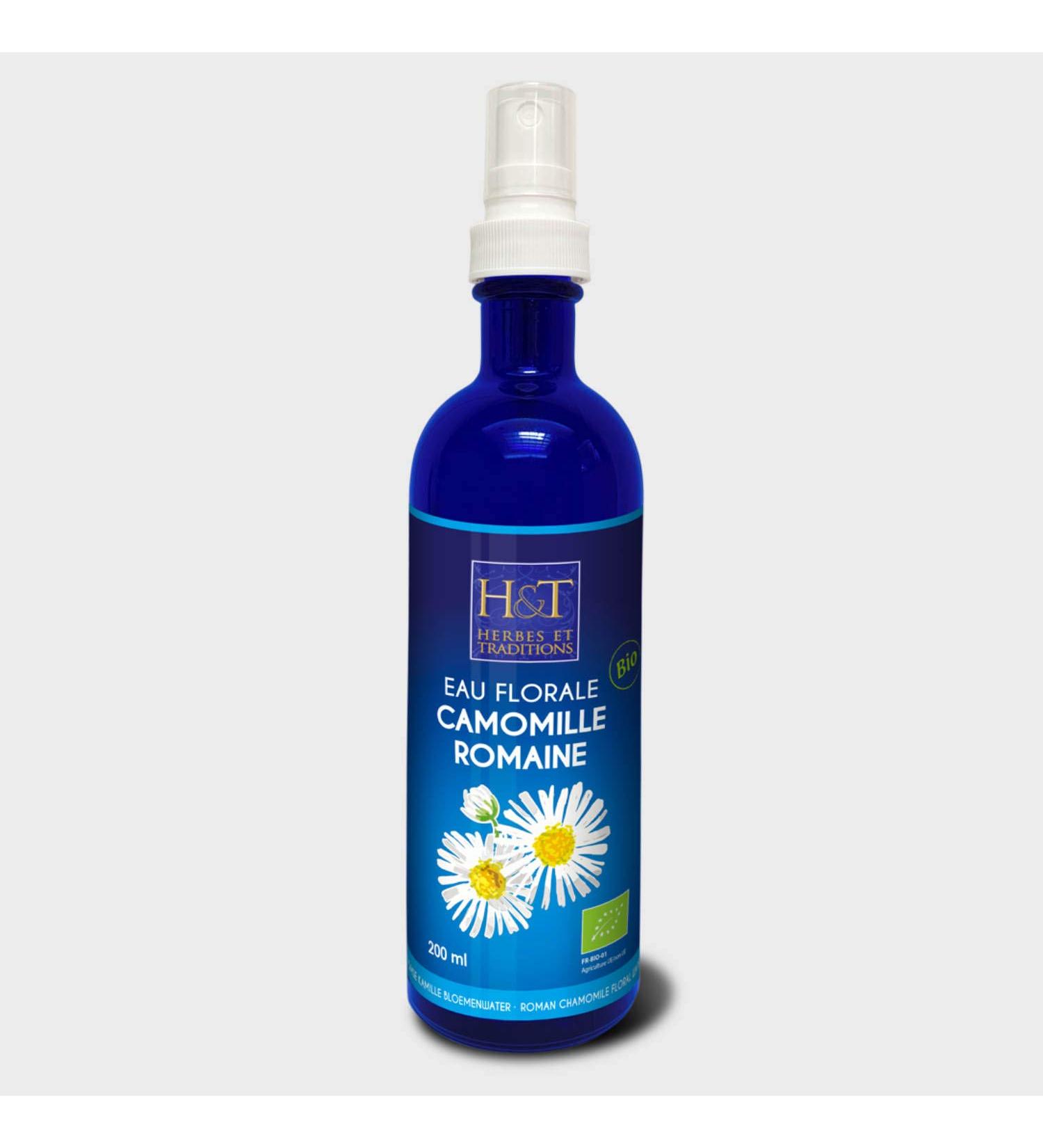 Herbes et Traditions Eau Florale Aromatisante Camomille Romaine Bio 200 ml