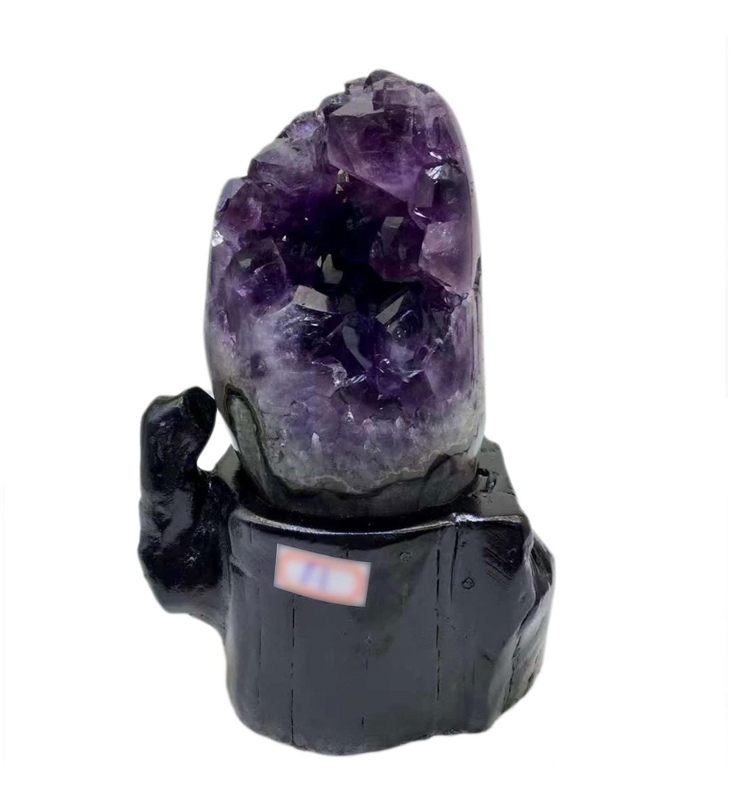 Amethyst Crystal Geode Cluster Raw Rock Quartz Crystals Druzy Geode Specimen Amethyst Gemstone for Home Decor 1kg Crystal Cluster - Buy Online on GoSupps.com