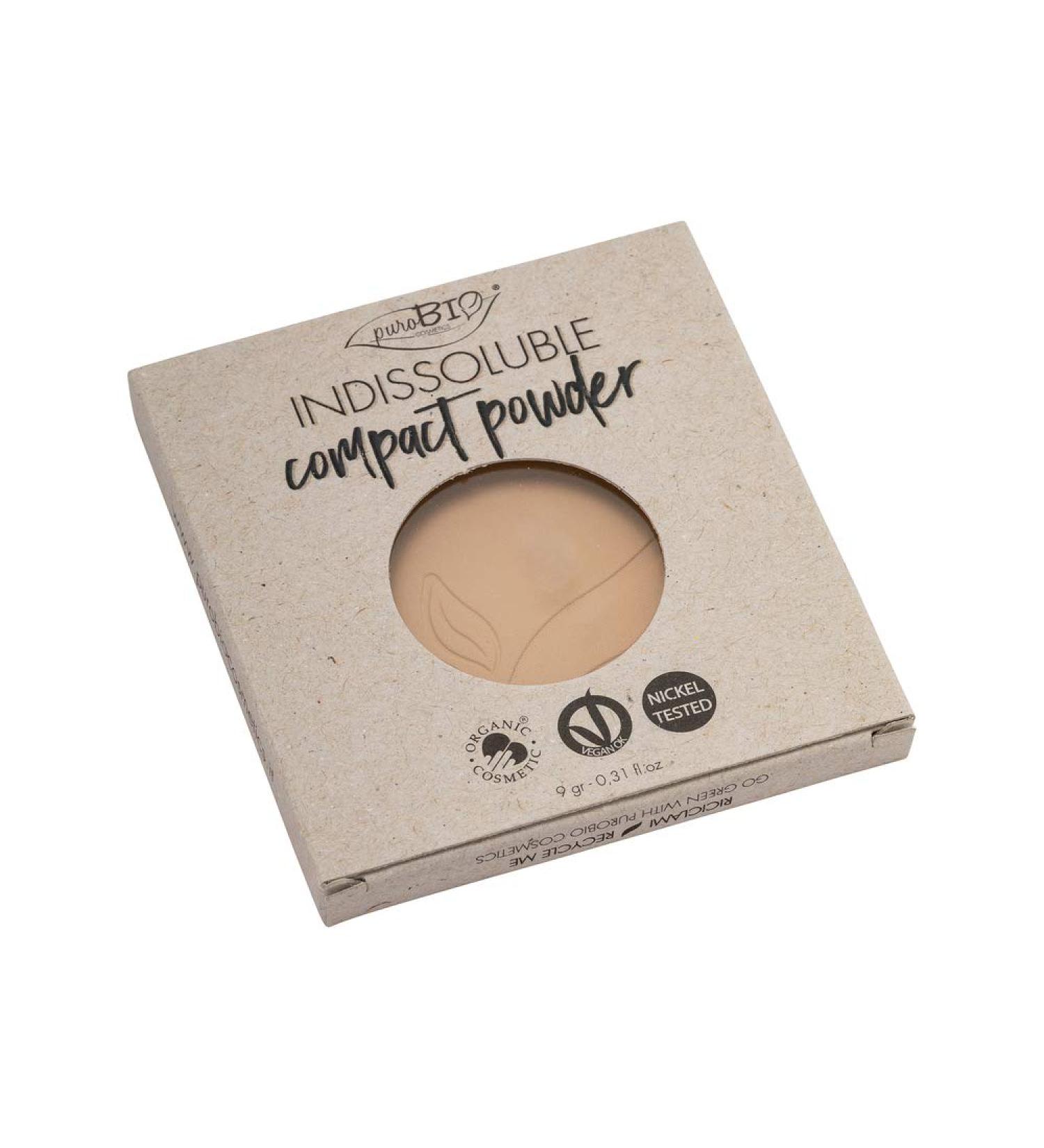 PUROBIO 03 Compact Powder Refill “Indissoluble” Yellow Tone
