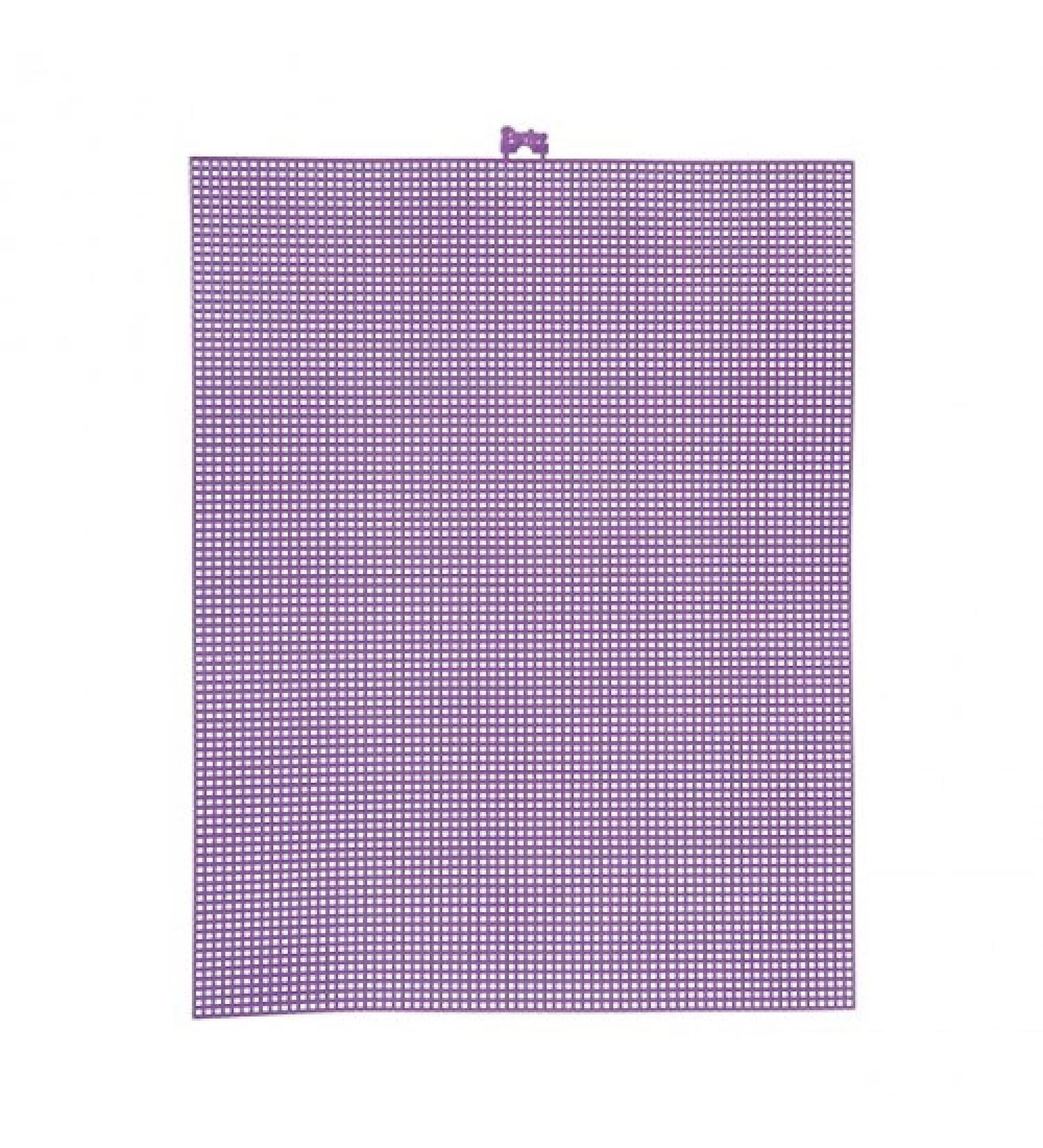#7 Mesh Plastic Canvas - Purple - 10.5 x 13.5 Purple 10 x 13-Inch