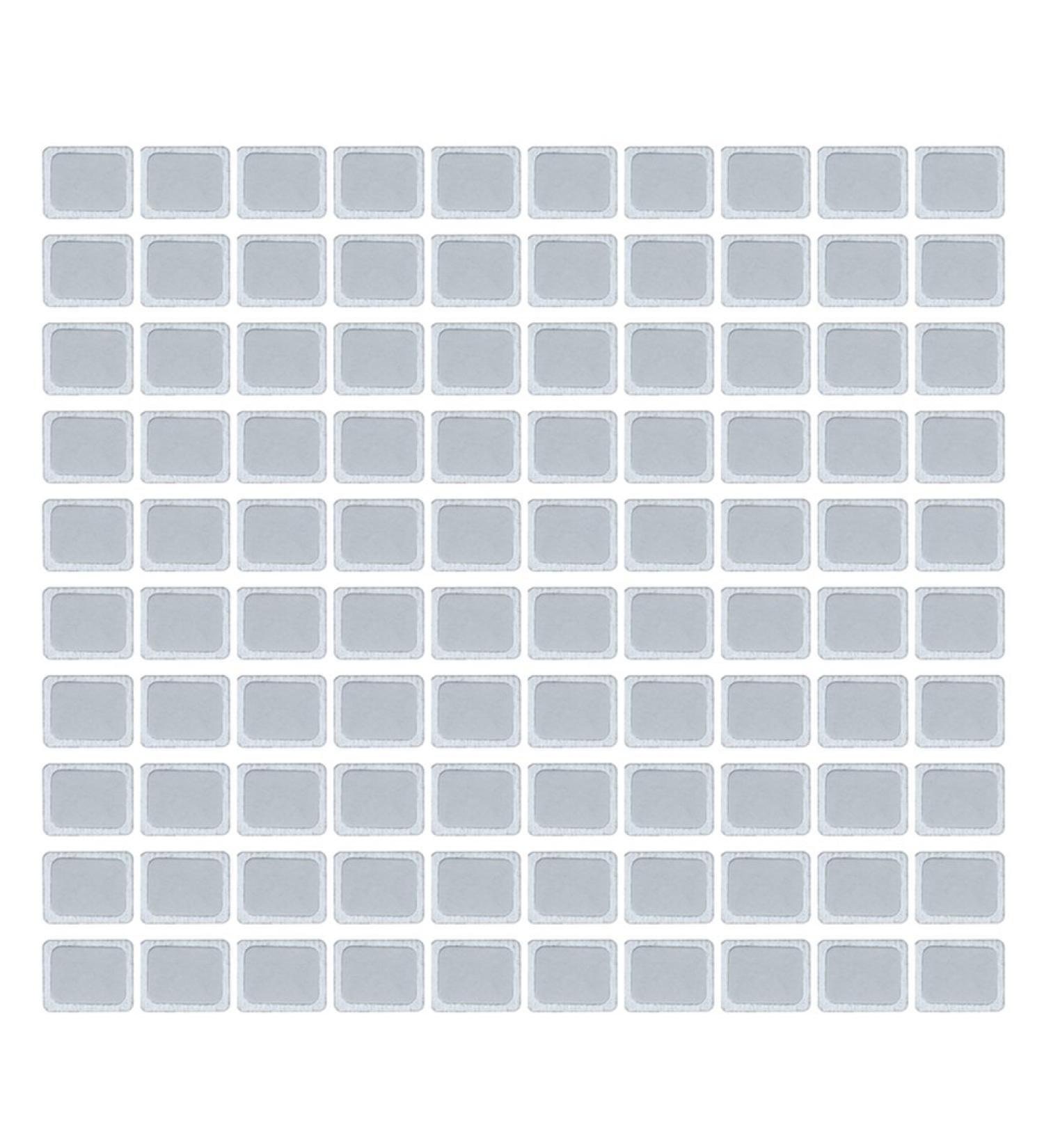Buy Sharplace 100 Empty Magnetic Eyeshadow Pans - DIY Glue Pads Square | International Shipping Available - Buy Online on GoSupps.com