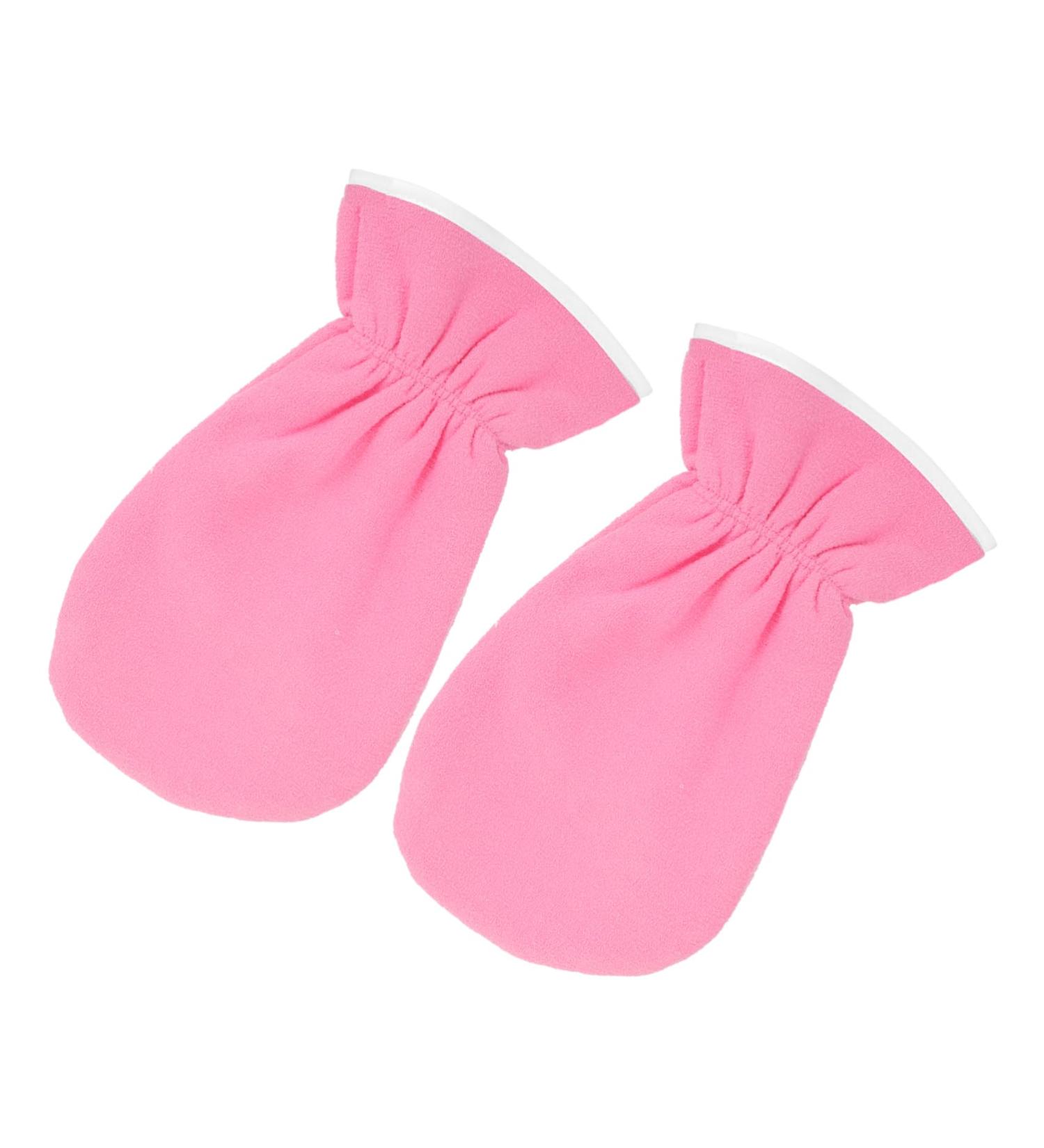 FRCOLOR 1 Pair Exfoliating Hand Mask Pink Disposable Gloves Hand Moisturizer Gloves Body Gel Black Cotton Gloves Women Exfoliating Body Mitt Hand Spa Gloves Heat Preservation Gloves Miss 29x16cm - Buy Online on GoSupps.com