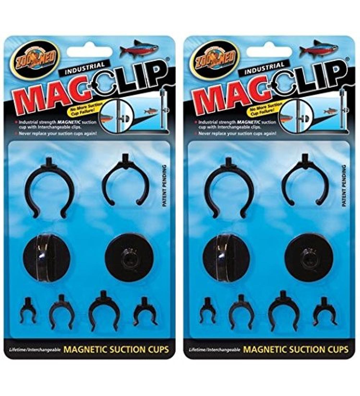 Zoo Med (2 Pack) MagClip Magnetic Suction Cups