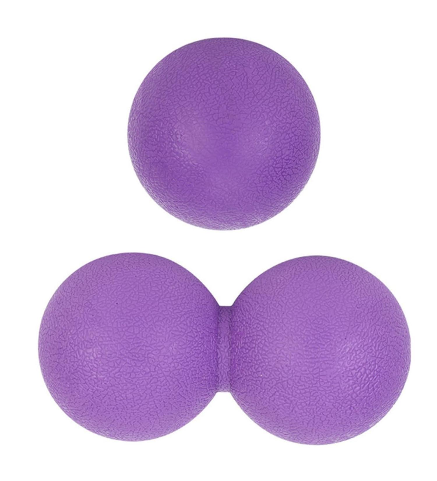 Frcolor 4-Piece Yoga Massage Ball Set - Portable Lacrosse & Foot Massager for Muscle Relaxation - Ideal for Home Use - Buy Online on GoSupps.com