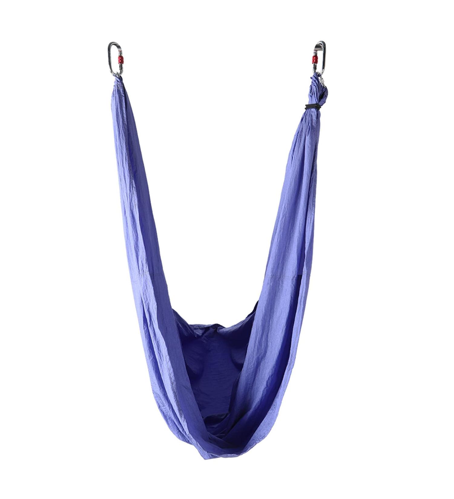 Lyrlody Aerial Yoga Hammock - Premium Sling for Fitness & Stress Relief - Purple Yoga Swing - Buy Online on GoSupps.com