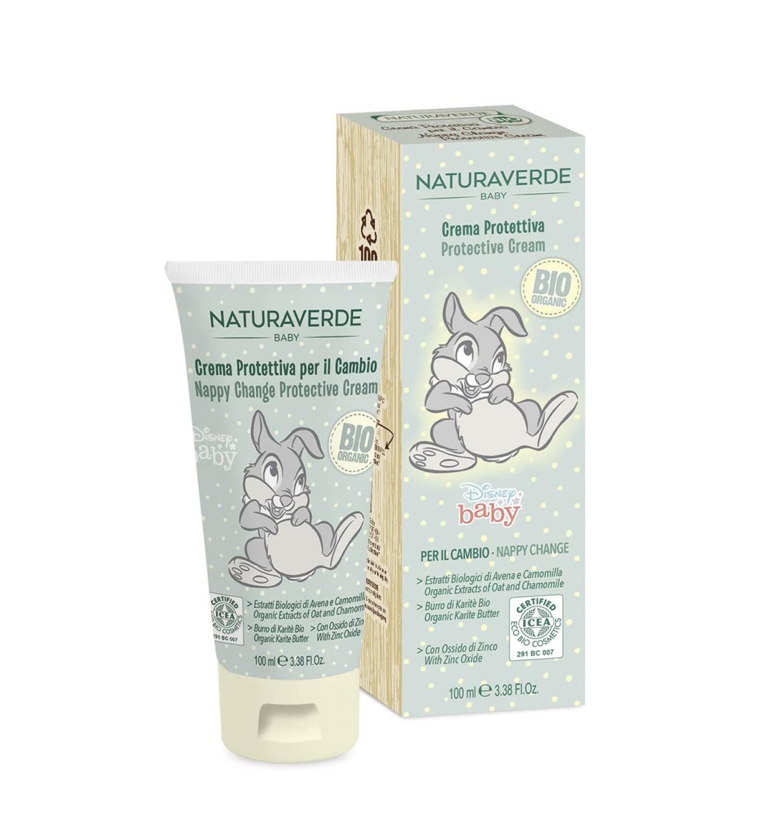 Disney Baby BIO ICEA Eco Cosmetics - Oatmeal Chamomile Shea Butter Cream 100ml | Softening & Gentle for Babies - Buy Online on GoSupps.com
