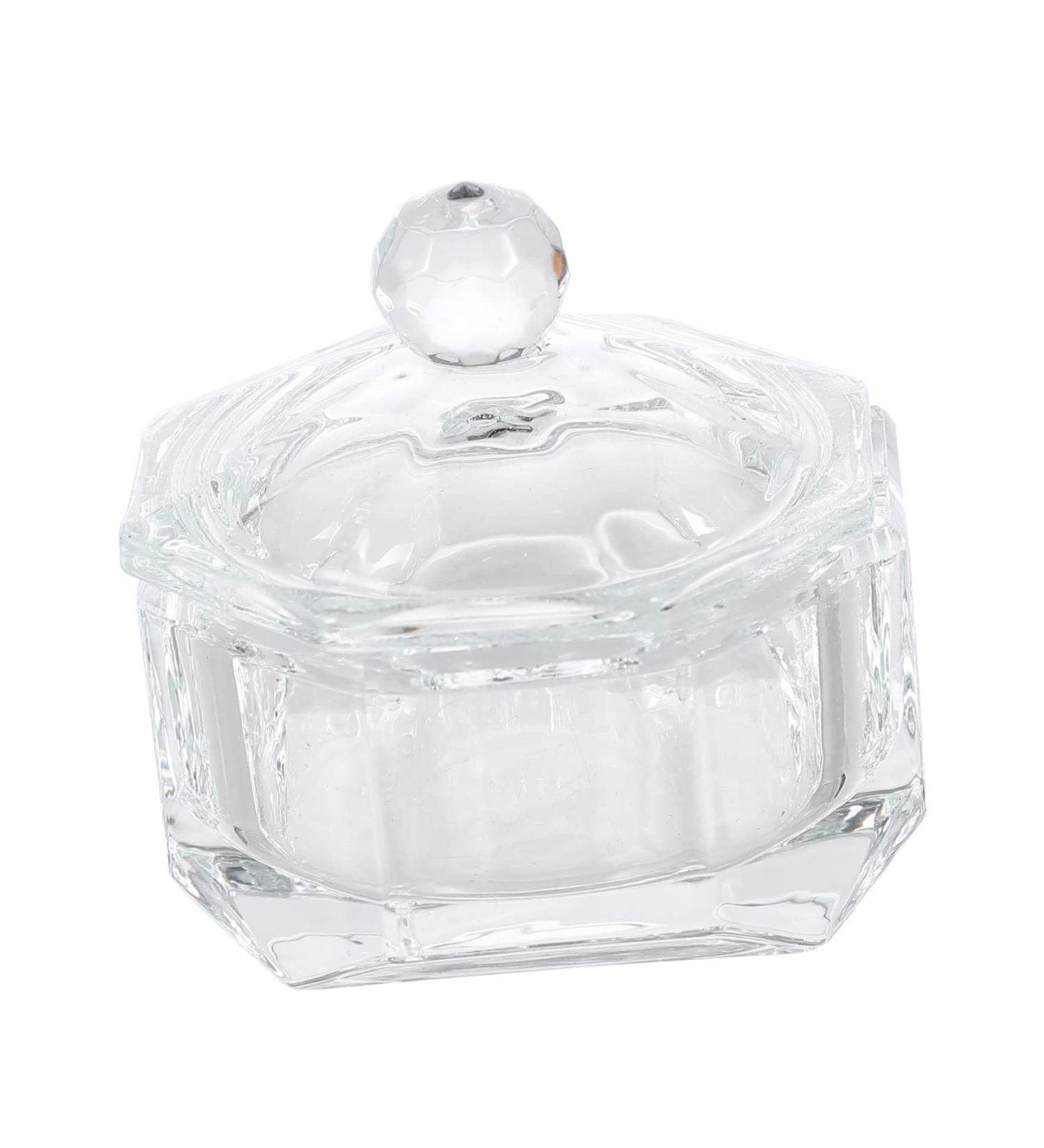 Beatifufu Nail Art Crystal Cup Nail Art Dish Dappen Monomer Dish Nail Polish Stand Skull Decor Mixing Cups Acrylic Liquid Dish Nail Liquid Container Cup Dish Crystal Glass K5 - Buy Online on GoSupps.com