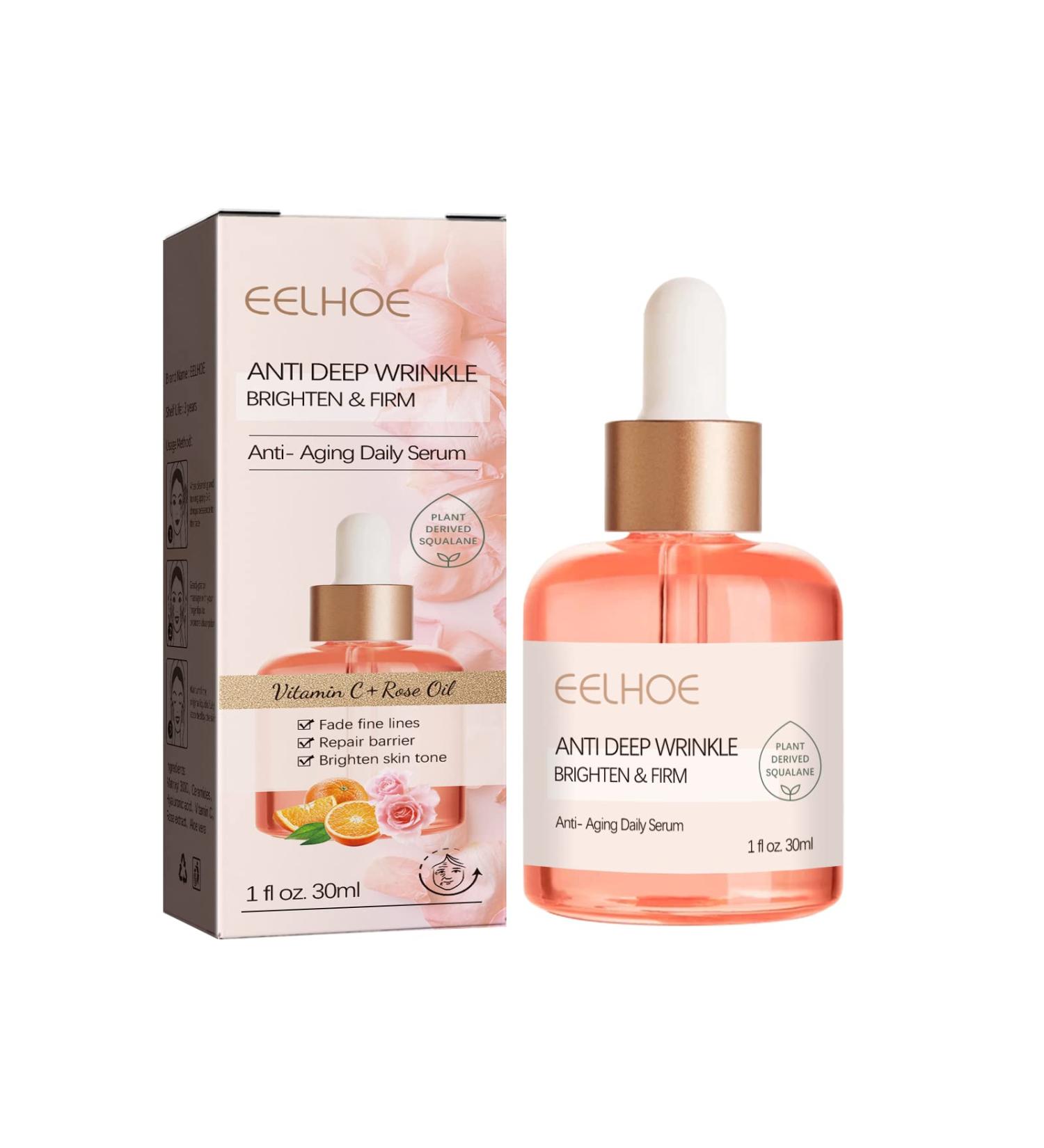Advanced Deep Anti-Wrinkle Serum Pore Shrink Face Serum Hyaluronic Acid Moisturizing Nourish Essence Collagen Boost Anti-aging Serum - Buy Online on GoSupps.com