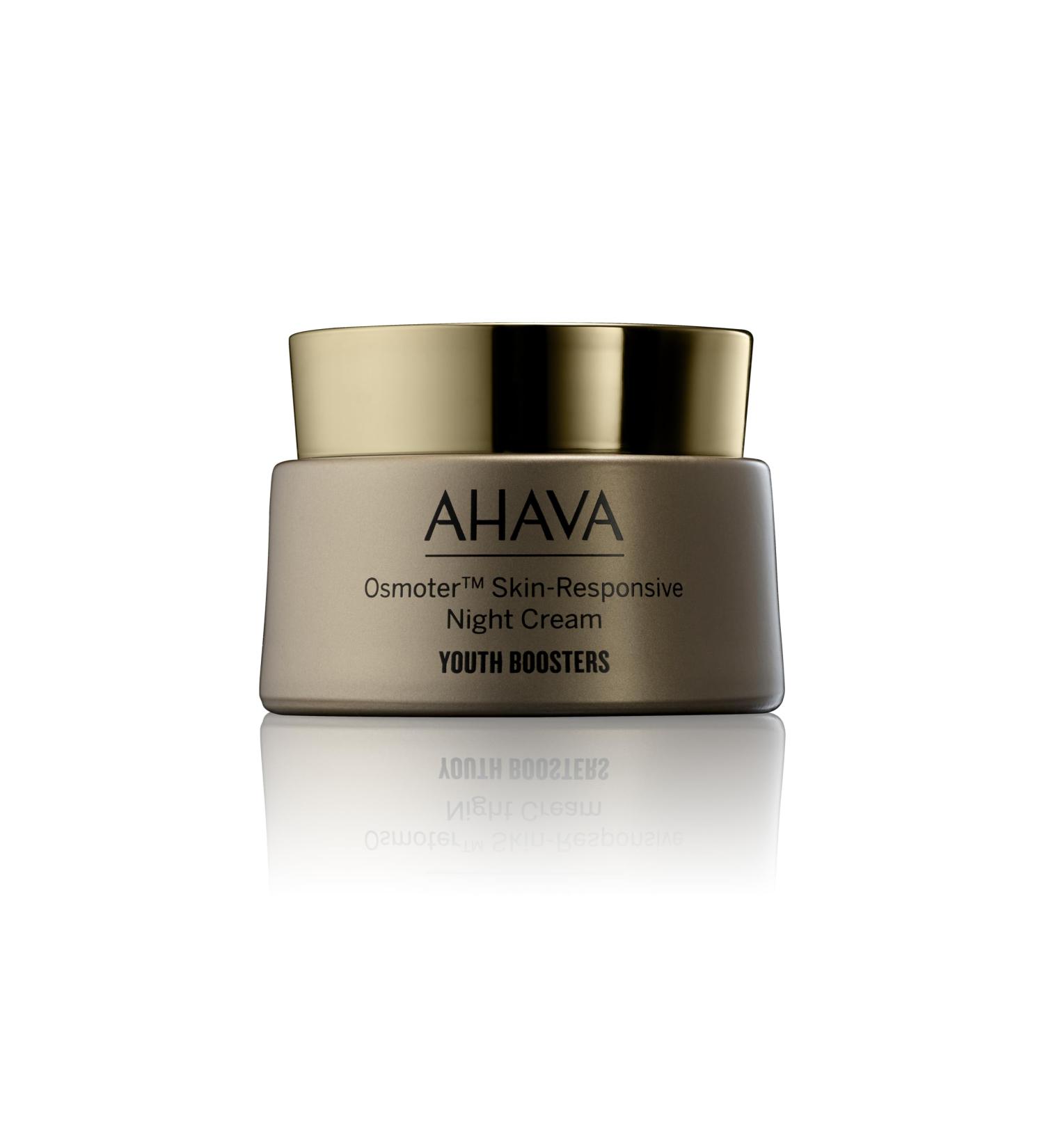 AHAVA Osmoter Night Cream - Skin-Responsive Formula with Smartium Technology | 1.7 Fl.Oz - Boosts Renewal & Luminosity for Radiant Skin - Buy Online on GoSupps.com