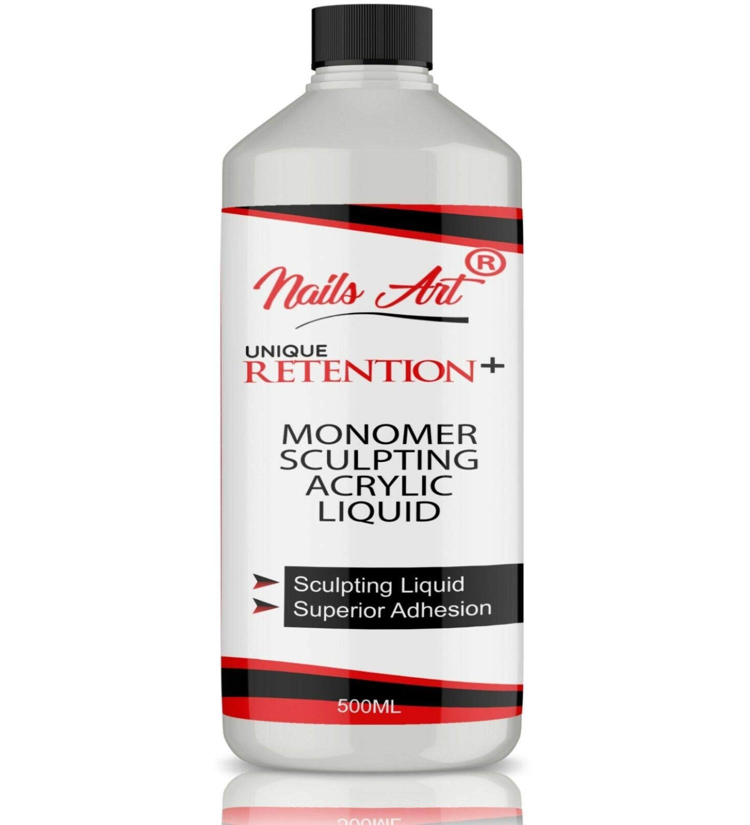 NAIL ART UNIQUE RETENTION+ NAIL SCULPTING ACRYLIC MONOMER LIQUID 500ml - Buy Online on GoSupps.com
