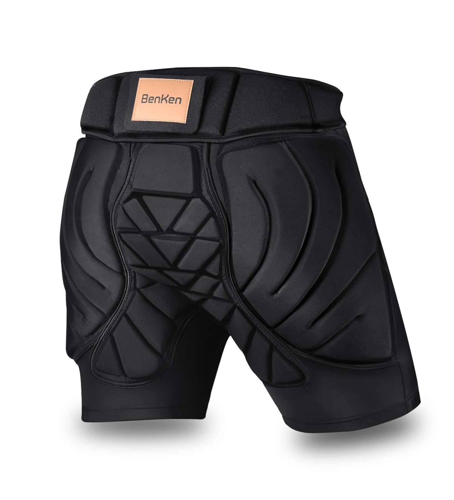 Benken 3D Padded Skiing Protective Shorts for Men & Women - Breathable Hip & Butt Guard for Snowboarding - Buy Online on GoSupps.com