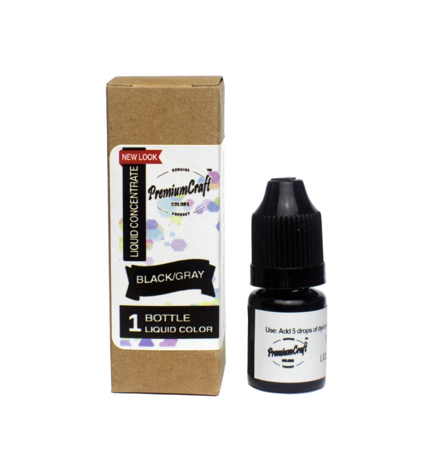 PremiumCraft Liquid Candle Dye Concentrate  Black/Gray