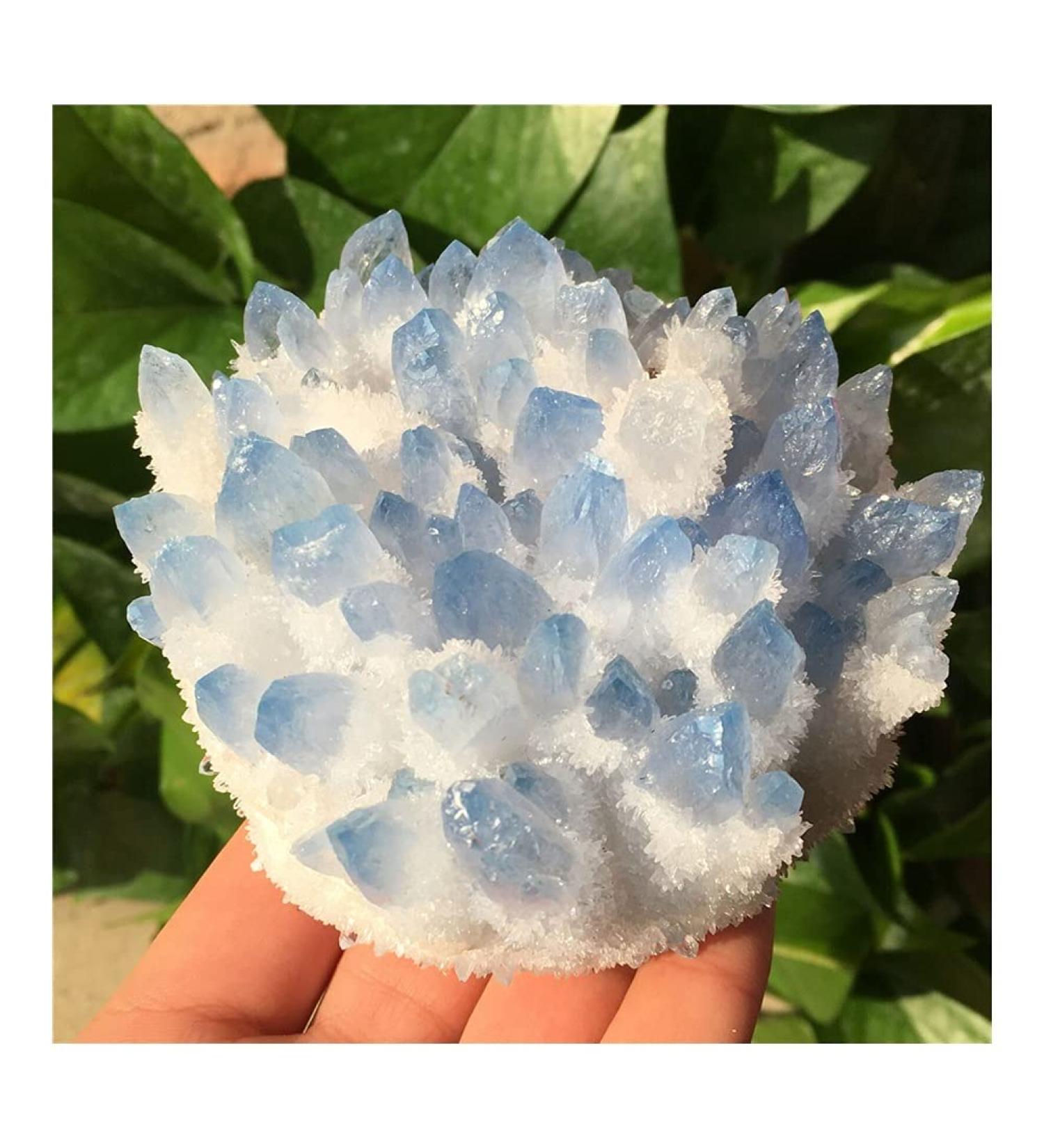 Home Decor 1pc Natural Blue Crystals Quartz Cluster Freeform Reiki Stones Room Home Office Aquarium Decoration Accessories Gemstone Reiki Household qiangang (Size : 500-550g) - Buy Online on GoSupps.com