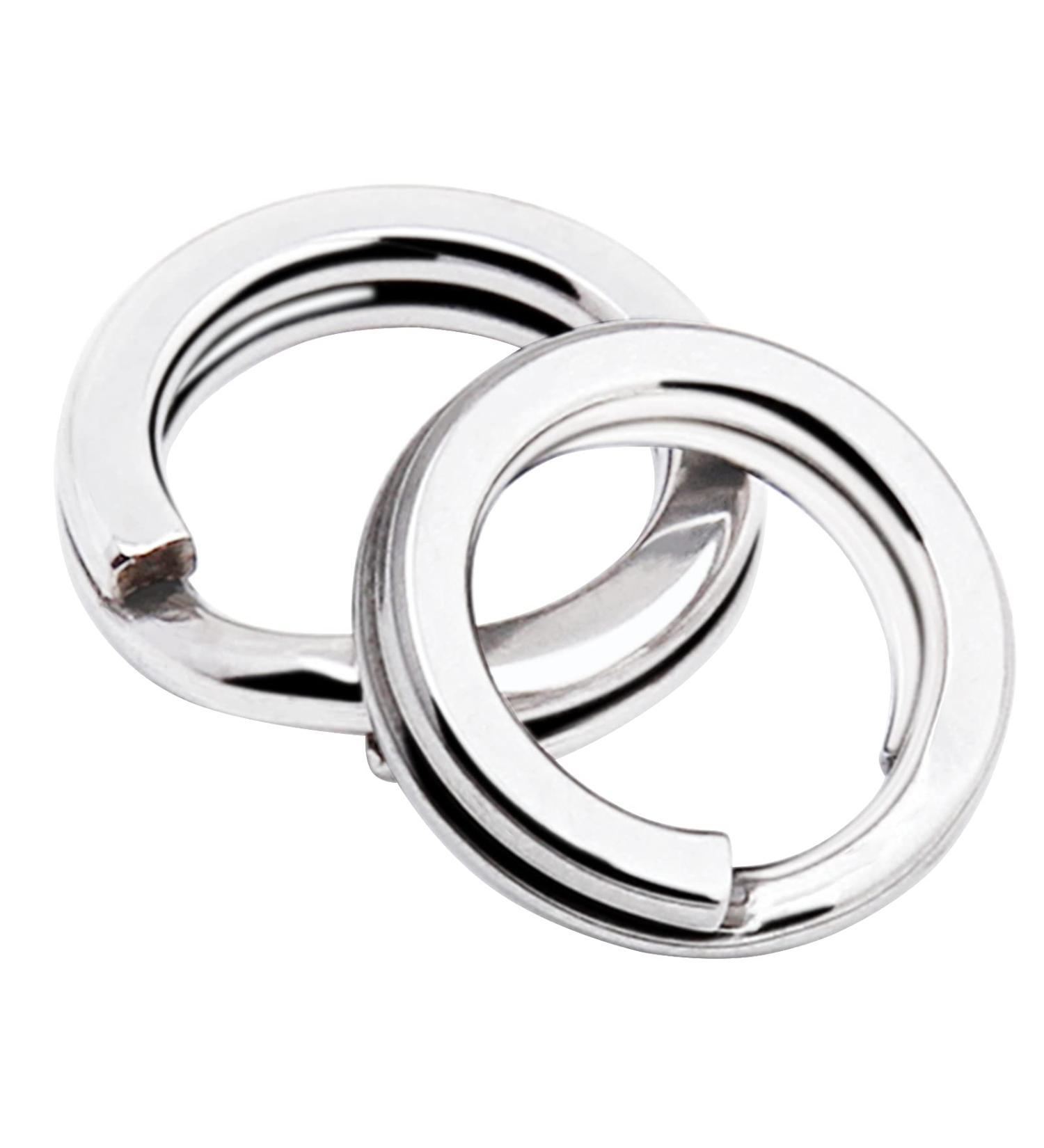 9Tong Stainless Steel Split Rings - High Strength Saltwater Fishing Kit | 100PCS Size 14 (151LB) for Freshwater Loop Connections - Buy Online on GoSupps.com