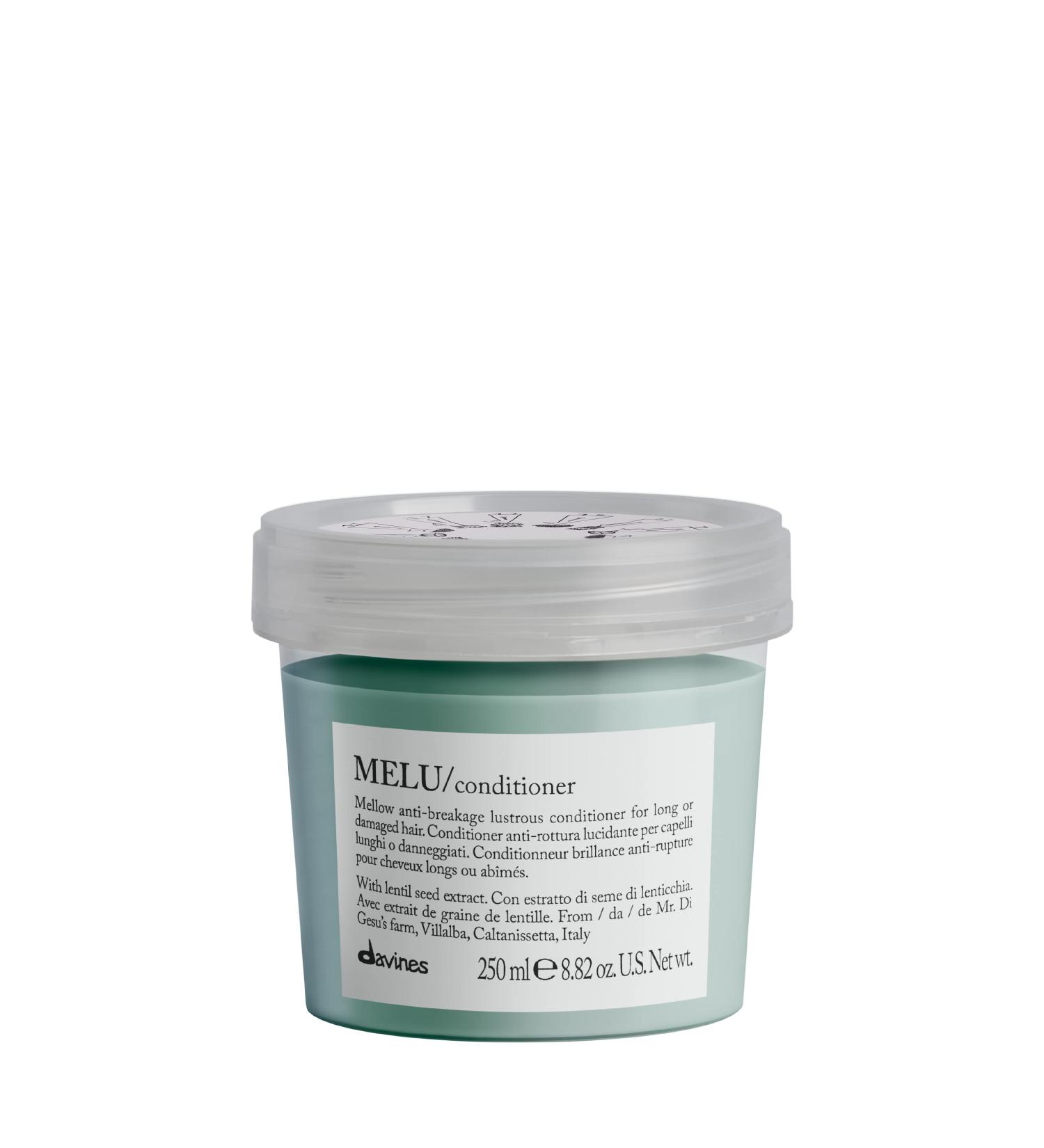 Davines MELU Conditioner - Anti-Breakage Treatment for Long & Damaged Hair - 8.8 Fl Oz - Buy Online on GoSupps.com