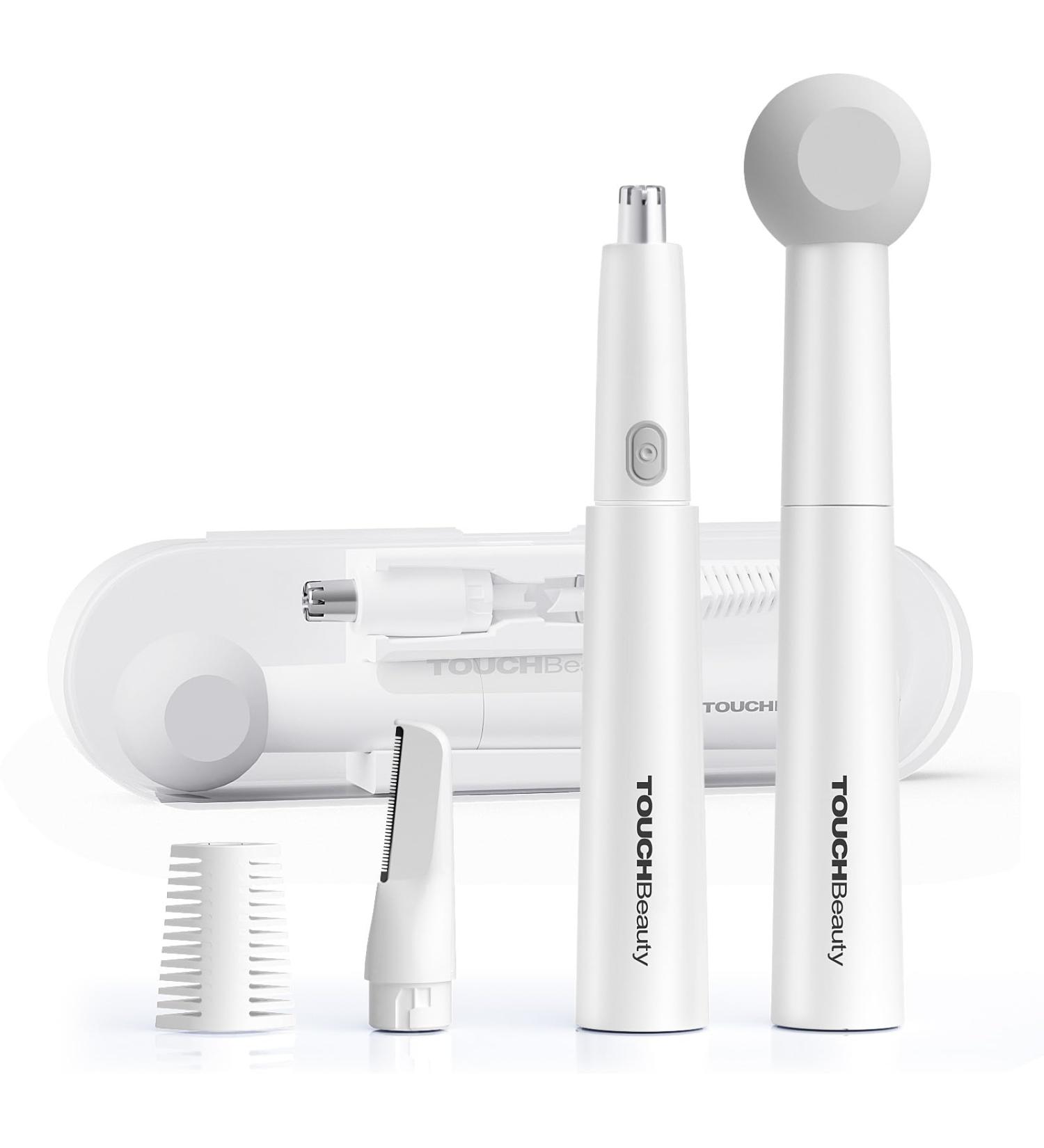 TOUCHBeauty 2024 Upgrade Ear and Nose Hair Trimmer - All-in-One Facial Hair Trimmer for Women 11 000 RPM USB Rechargeable IPX7 Waterproof - Perfect for Face Ear Nose and Eyebrows - Buy Online on GoSupps.com