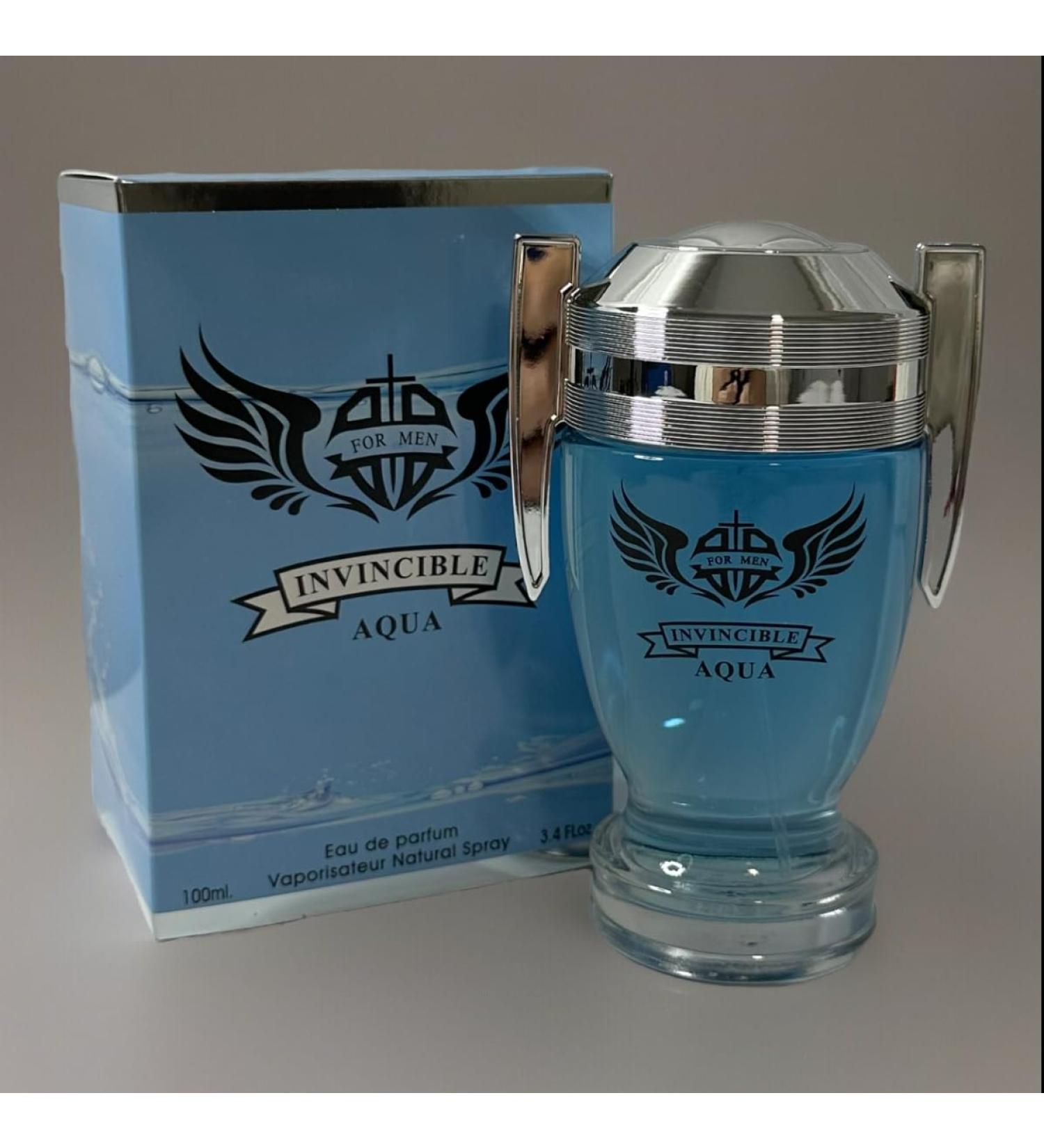 Invincible Aqua Men's Eau de Parfum Natural Spray 3.4 fl oz Blue