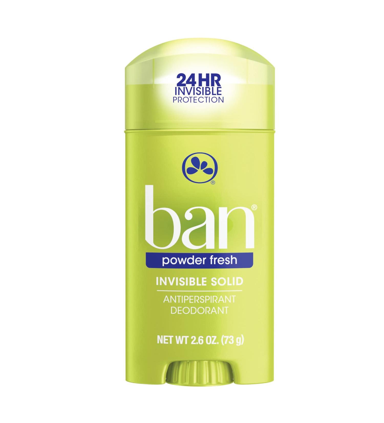 Buy Ban Deodorant 2.6 Ounce Invisible Solid Powder Fresh - 3 Pack | Best International Shipping & Top Quality - Buy Online on GoSupps.com