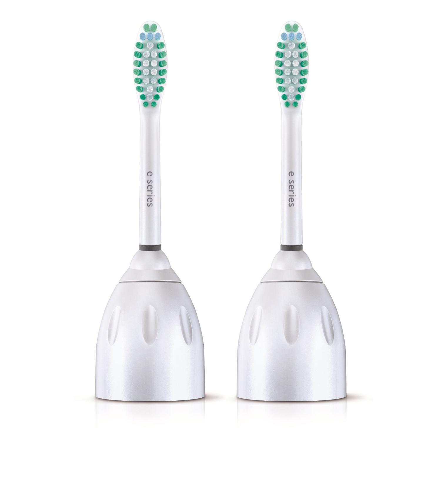 Philips Sonicare E-Series Replacement Toothbrush Heads - 2 Pack, White - HX7022/30 - Buy Online on GoSupps.com