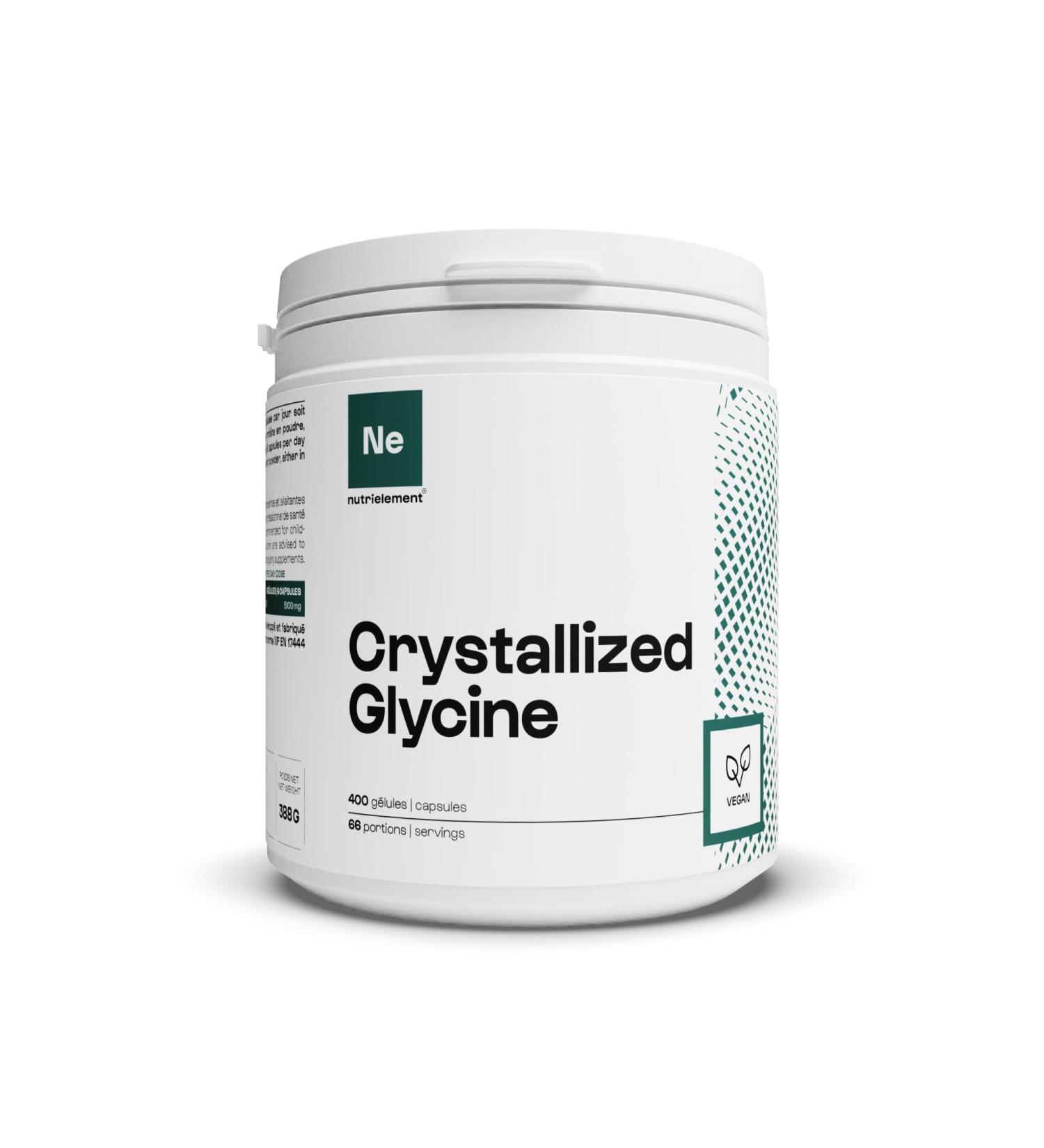100% Pure Crystallized Glycine | 400 Capsules | Non-GMO Suitable for Vegetarians Injury Prevention Joint Health Sleep Improvement | Nutrimuscle - Buy Online on GoSupps.com