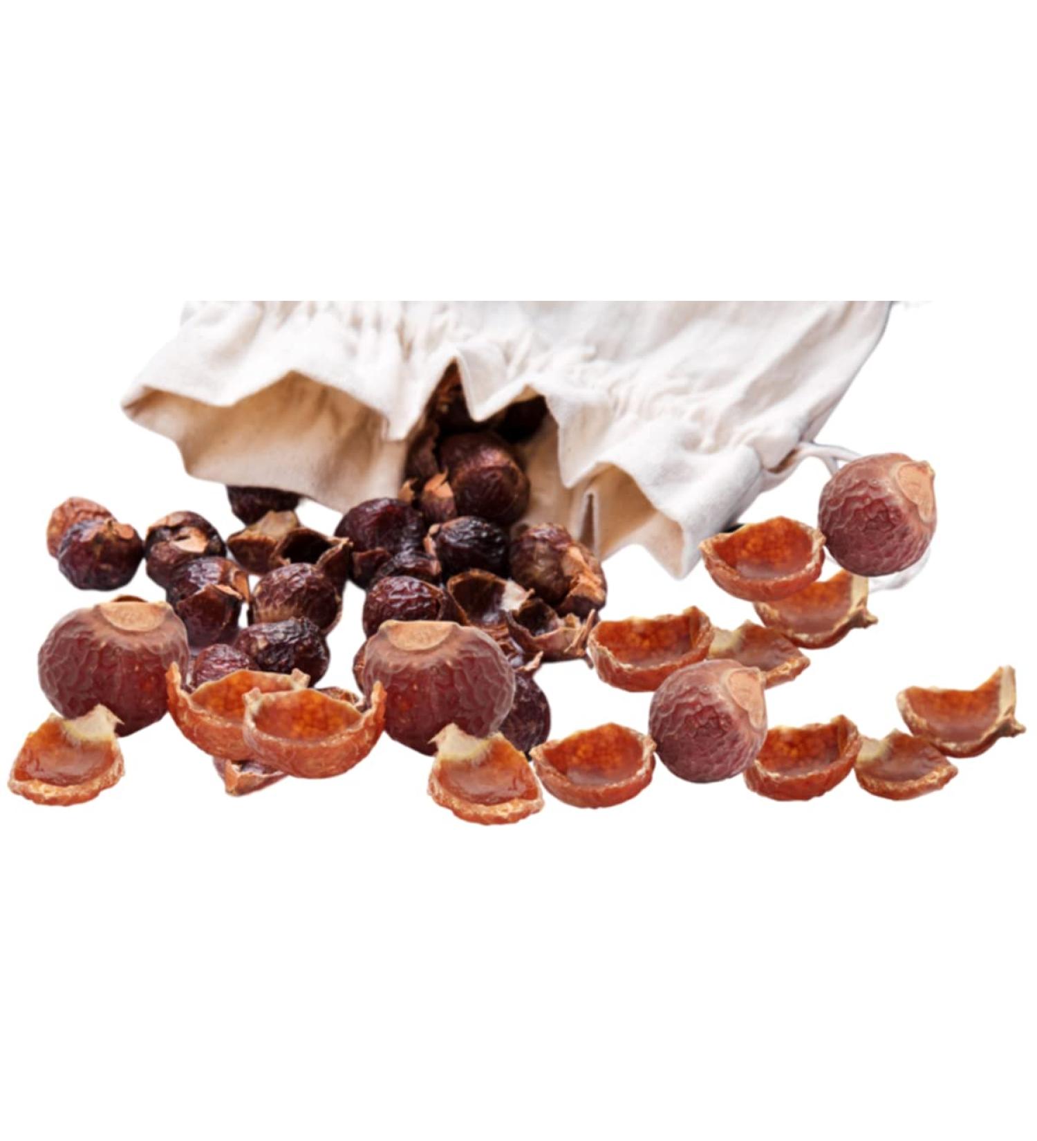 Soap Nuts In Poly Bag + Washing Bag 1kg - Buy Online on GoSupps.com