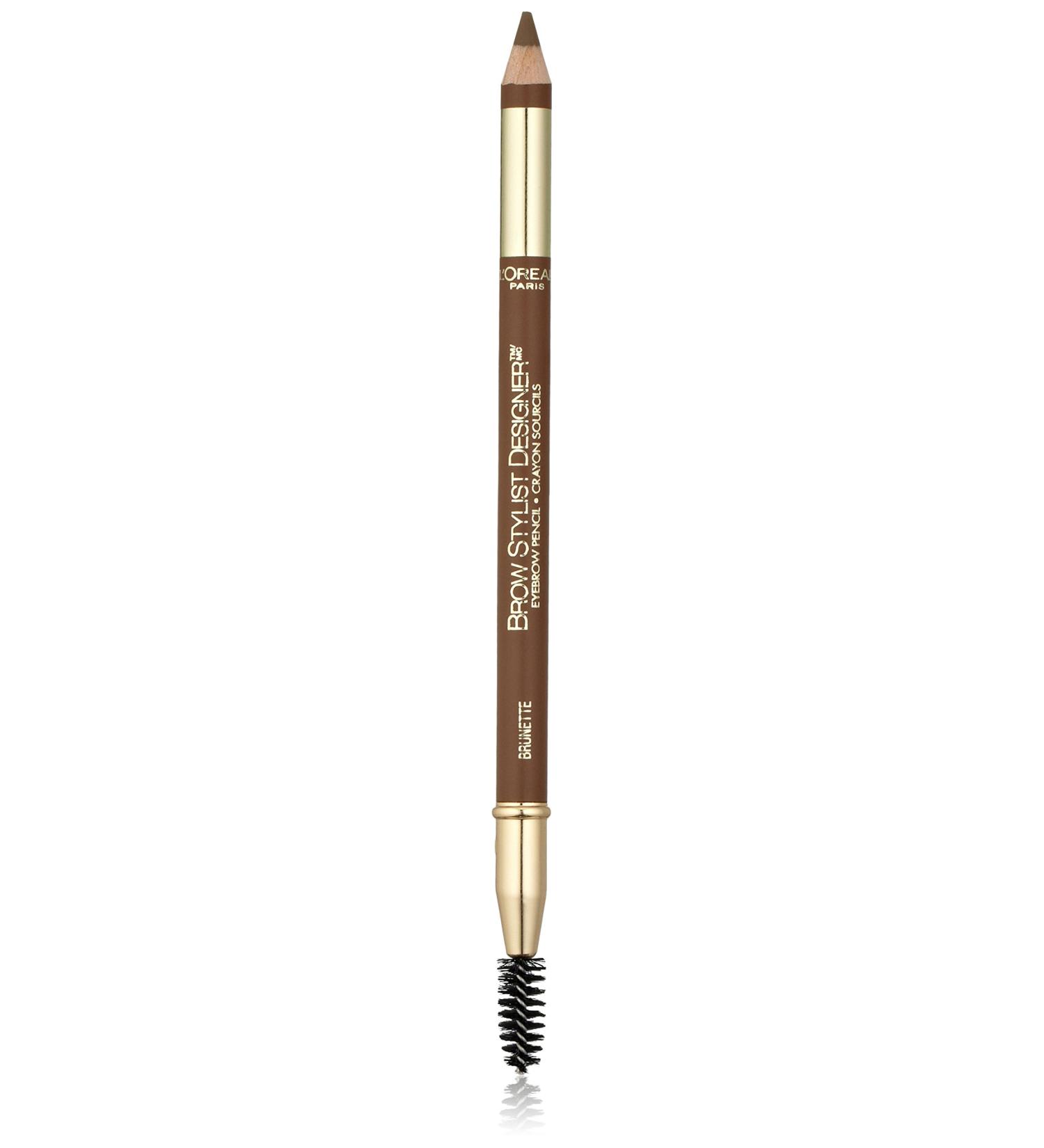 L'Oreal Brow Stylist Designer Pencil 310 Brunette - Eyebrow Makeup 0.045 oz - Buy Online on GoSupps.com