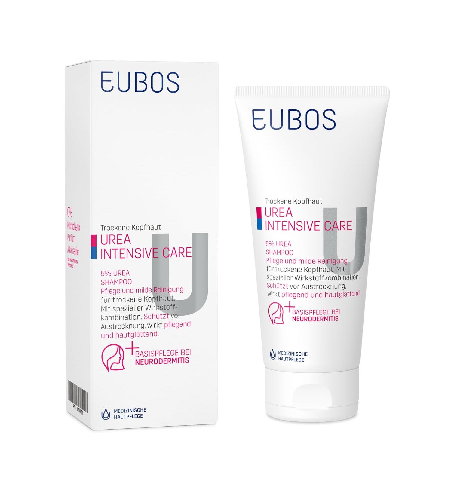 Eubos 5% Urea Shampoo 200ml - Hydrating Care for Dry Skin | Dermatologically Tested | Special Care Cream (1-Pack) - Buy Online on GoSupps.com