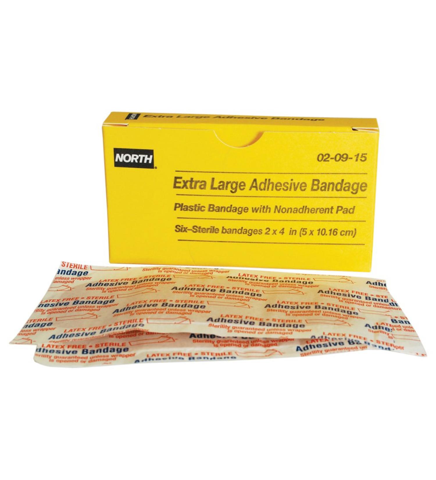 Honeywell Adhesive Bandage Extra Large Plastic 6 per unit 020915-H5