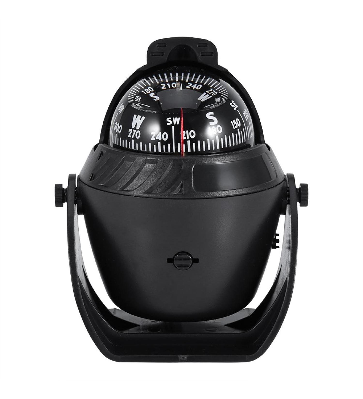 Illuminated Marine Dashboard Compass with LED Light - Ideal for Boat and Car Navigation - Buy Online on GoSupps.com