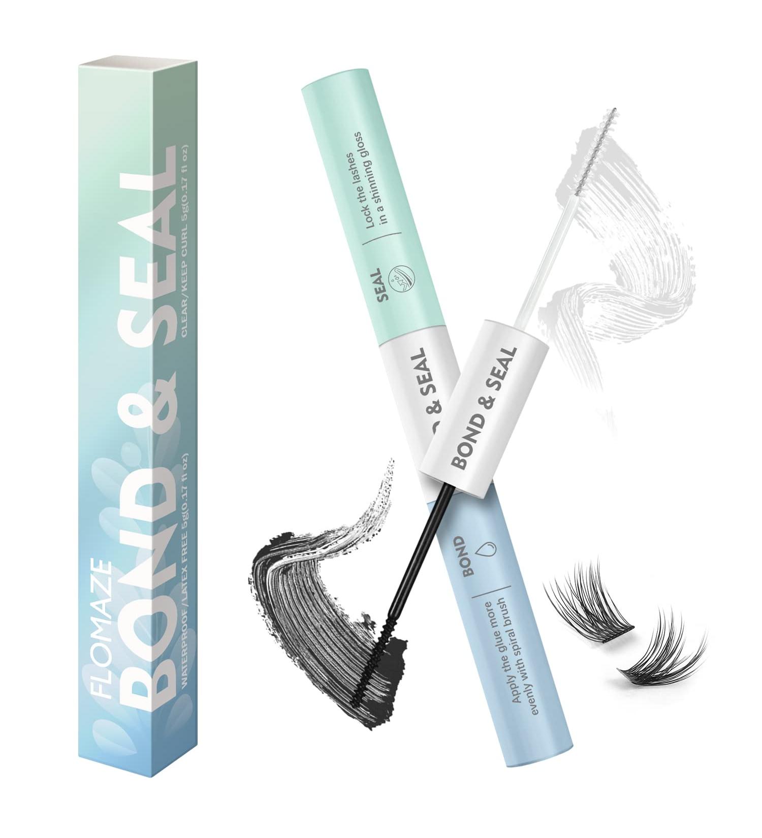 FLOMAZE Lash Bond and Seal DIY Eyelash Extension Glue - Super Strong Hold, Waterproof, Latex-Free Formula - Buy Online on GoSupps.com