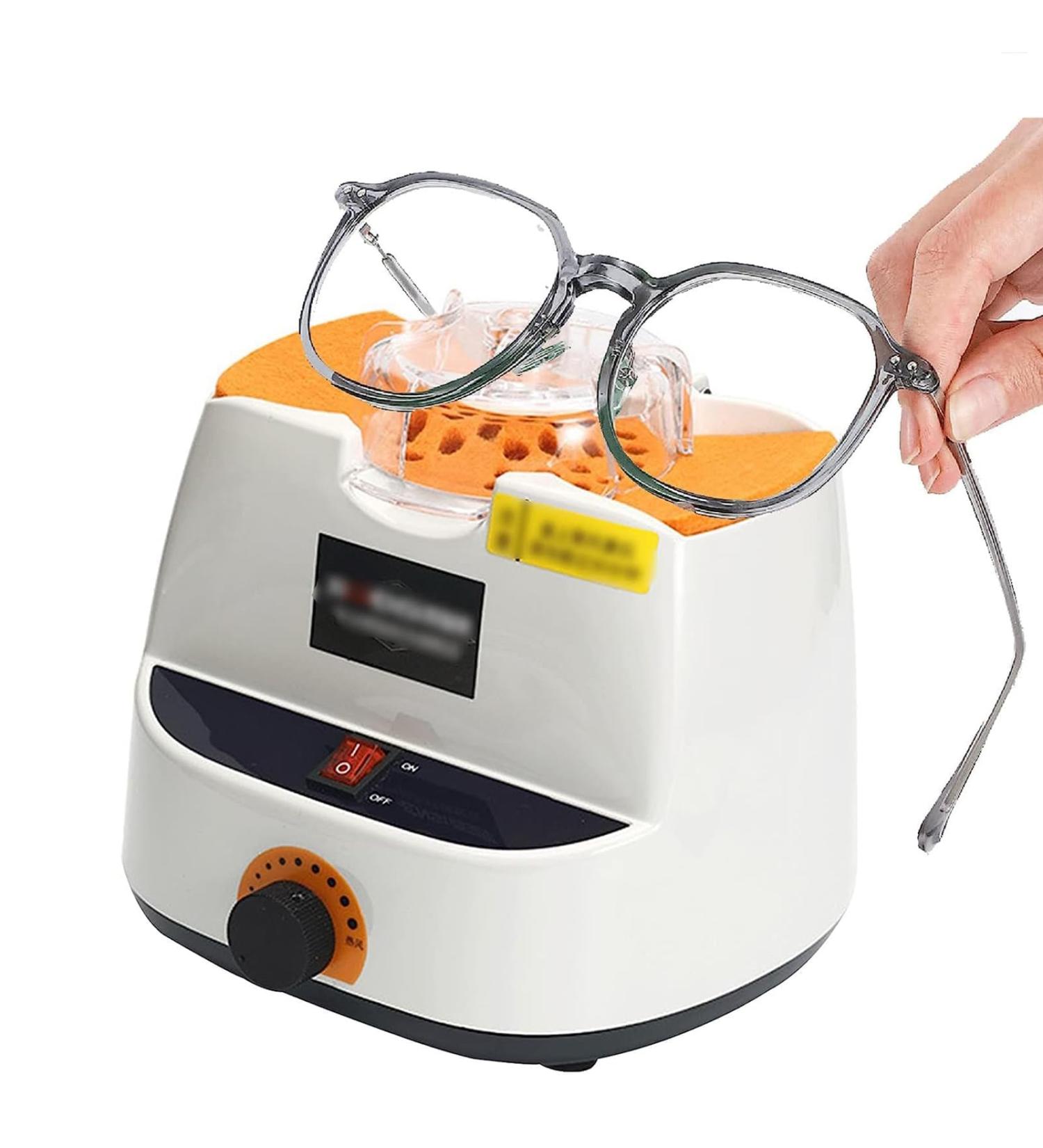 Spectacles Frame Heat Eyeglasses Adjuster 550W Optical Frame Warmer with Windproof Cover and Temperature Controller Ceramic Heating Non-Metal Spectacle Frames: Resin/Sheets - Buy Online on GoSupps.com