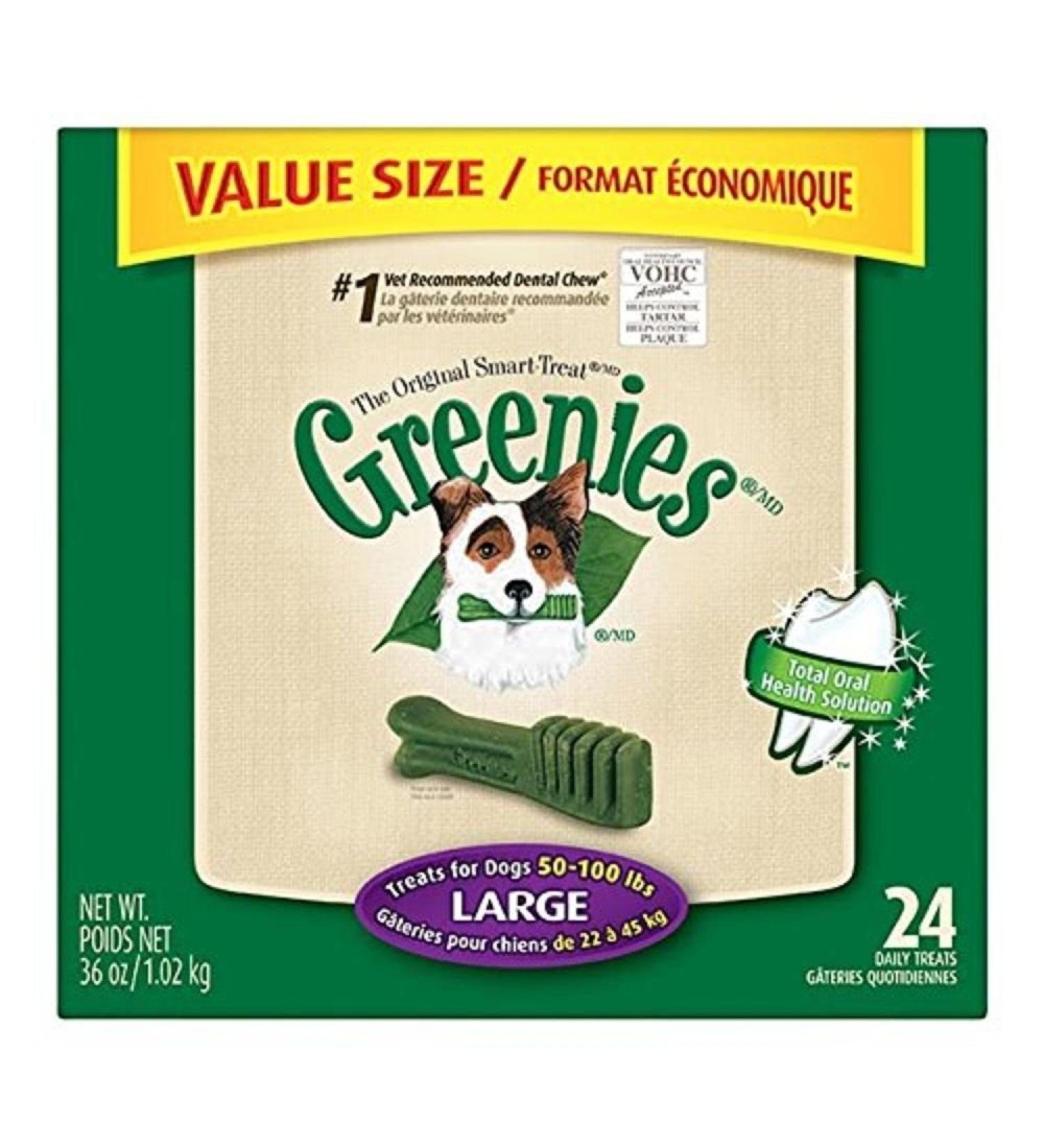 Greenies Canister 36oz Large 24ct