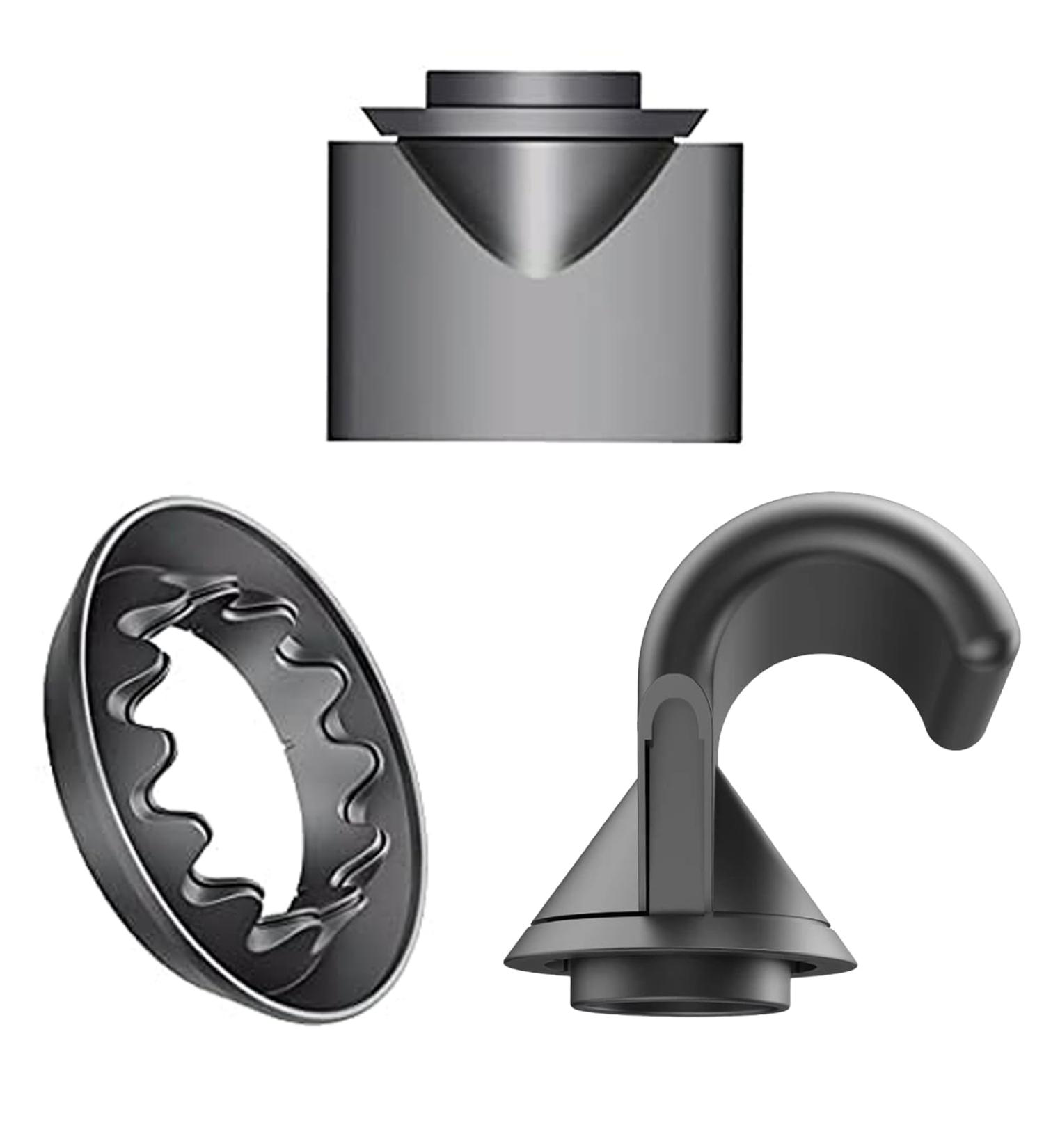 3Pcs Nozzles Tool Replacement For Dyson Supersonic Hair Dryer HD01 HD02 HD03 Styling Flyaway Gentle Air Attachments - Buy Online on GoSupps.com