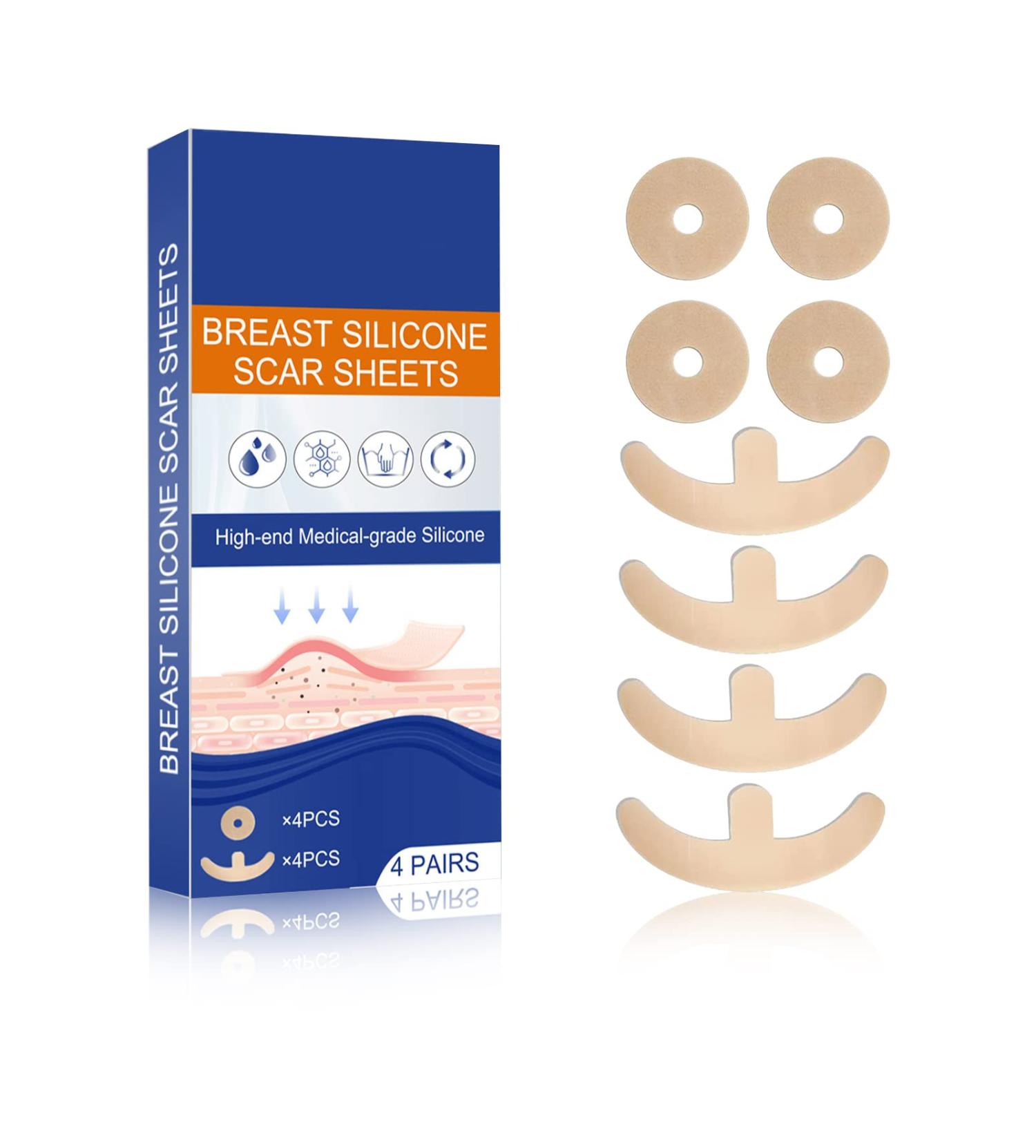 Silicone Scar Sheets | Safe Relief, Reduce & Restore Elasticity for Breast Scars - Buy Online on GoSupps.com