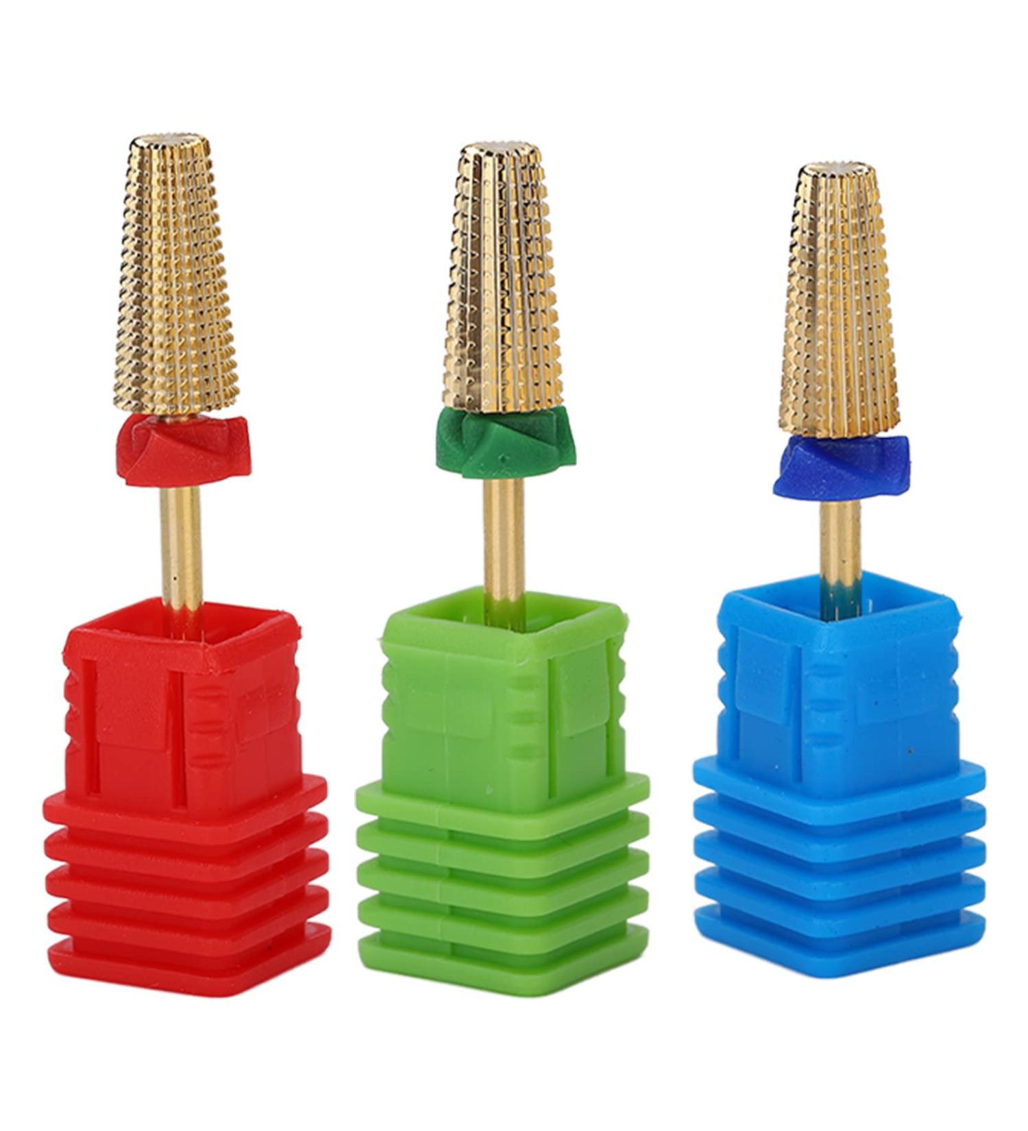 Professional Electric Nail Drill Set for Beginners Gold Nail Skin Remover for Home & Studio Use - Buy Online on GoSupps.com