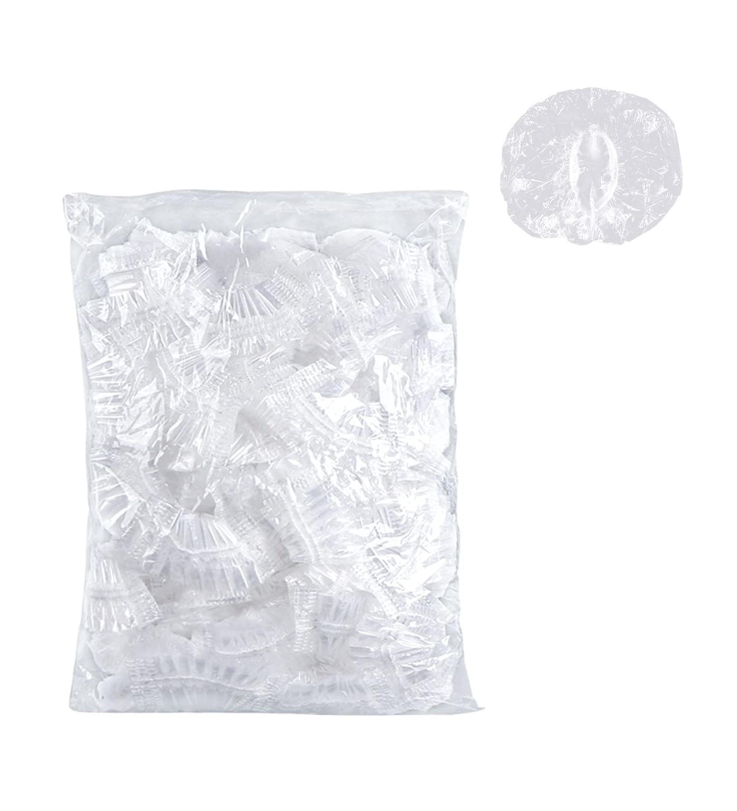 120 Pieces Transparent Waterproof Ear Protection - Elastic Ribbons for Home Hotel Spa & Salon - Hair Color Shower & Ear Infection Defense - Buy Online on GoSupps.com