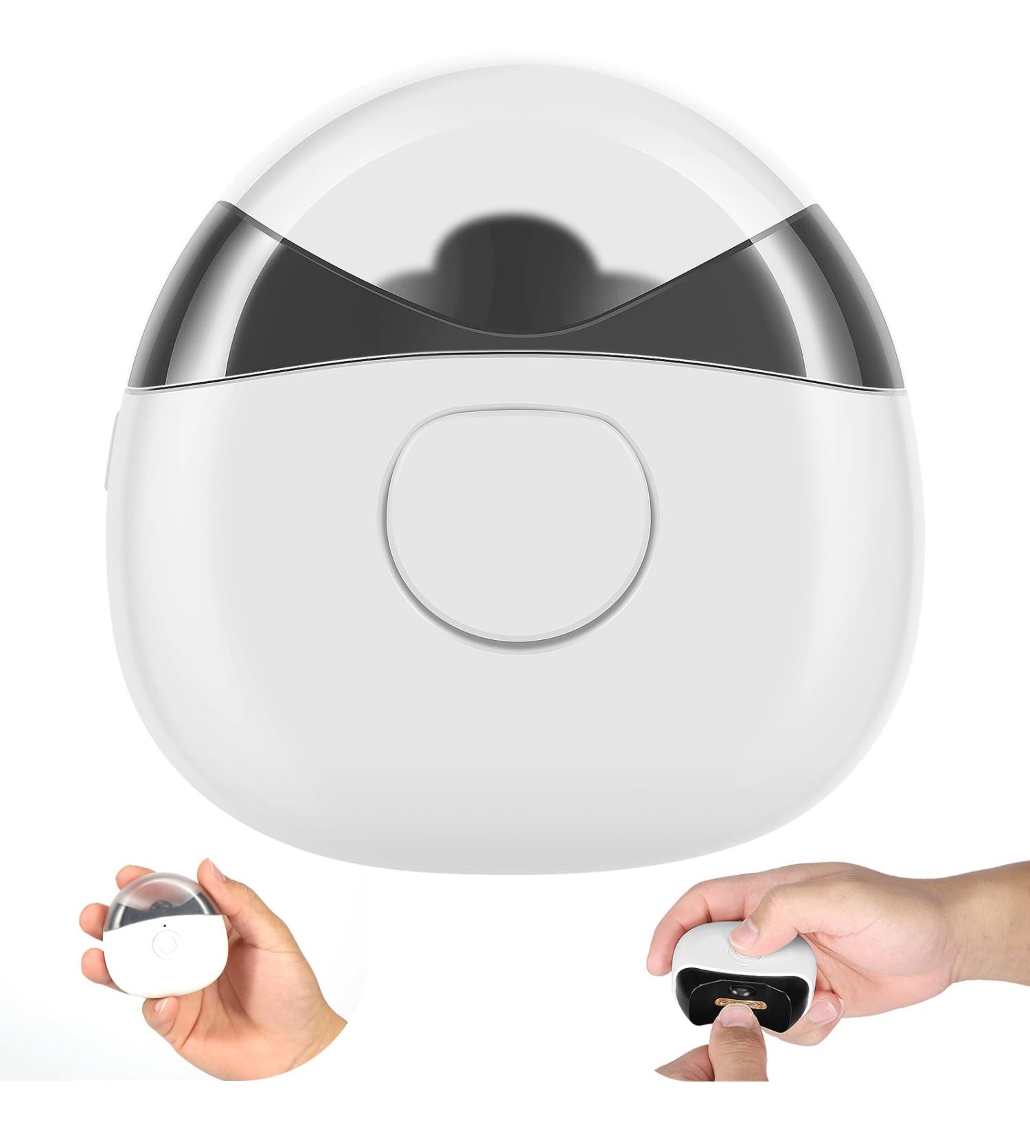 Automatic Nail Clippers with LED Lighting 2-in-1 Cutting and Grinding Professional Nail File 2 Speeds Electric Nail Trimmer Safety Fingernail Cutter Portable Nail Scraps Storage for Baby Kids Adults White - Buy Online on GoSupps.com