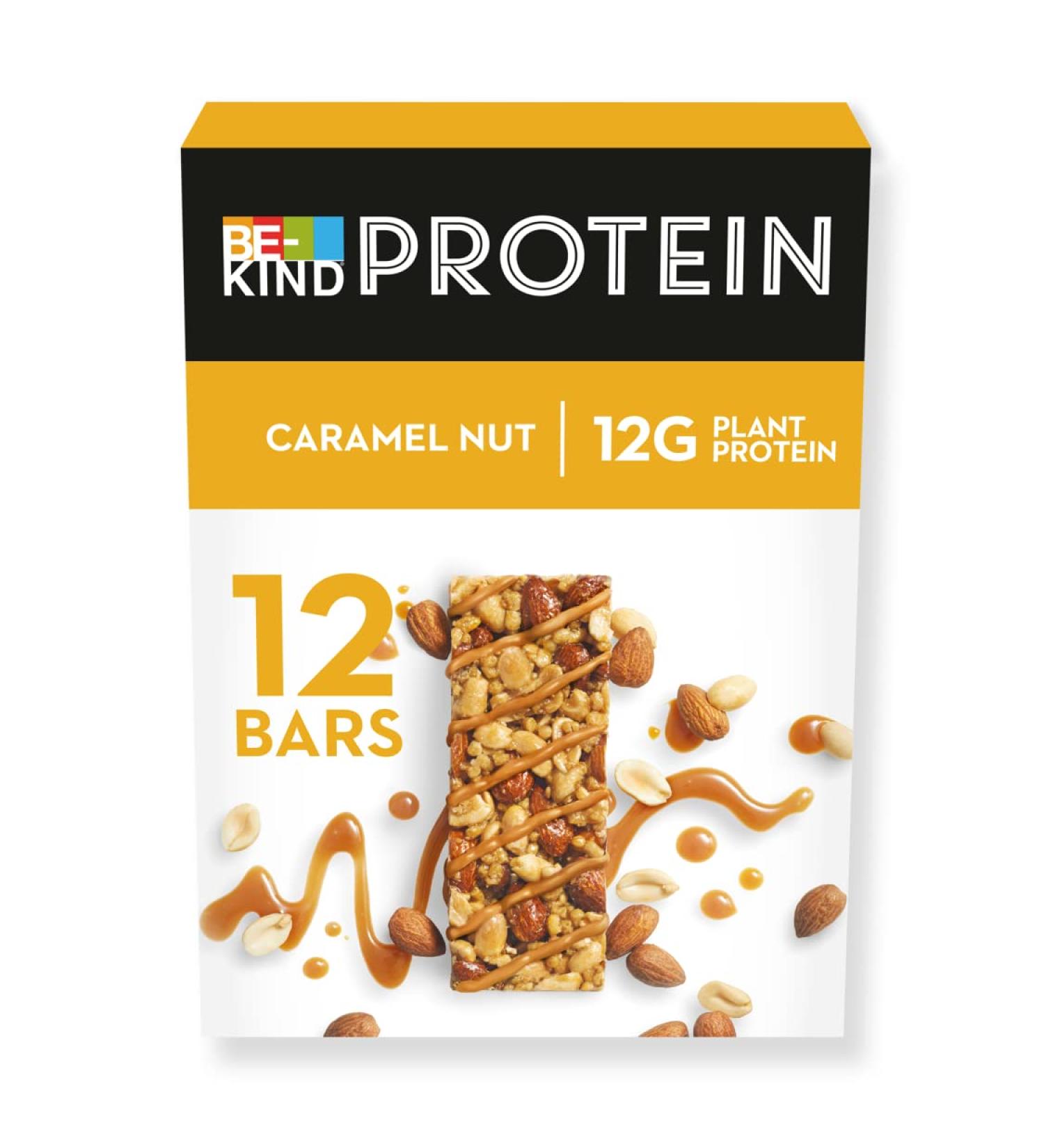 Child Protein Bar | Gluten-Free Snack | High Fiber Caramel 12x50g | No Artificial Preservatives - Buy Online on GoSupps.com
