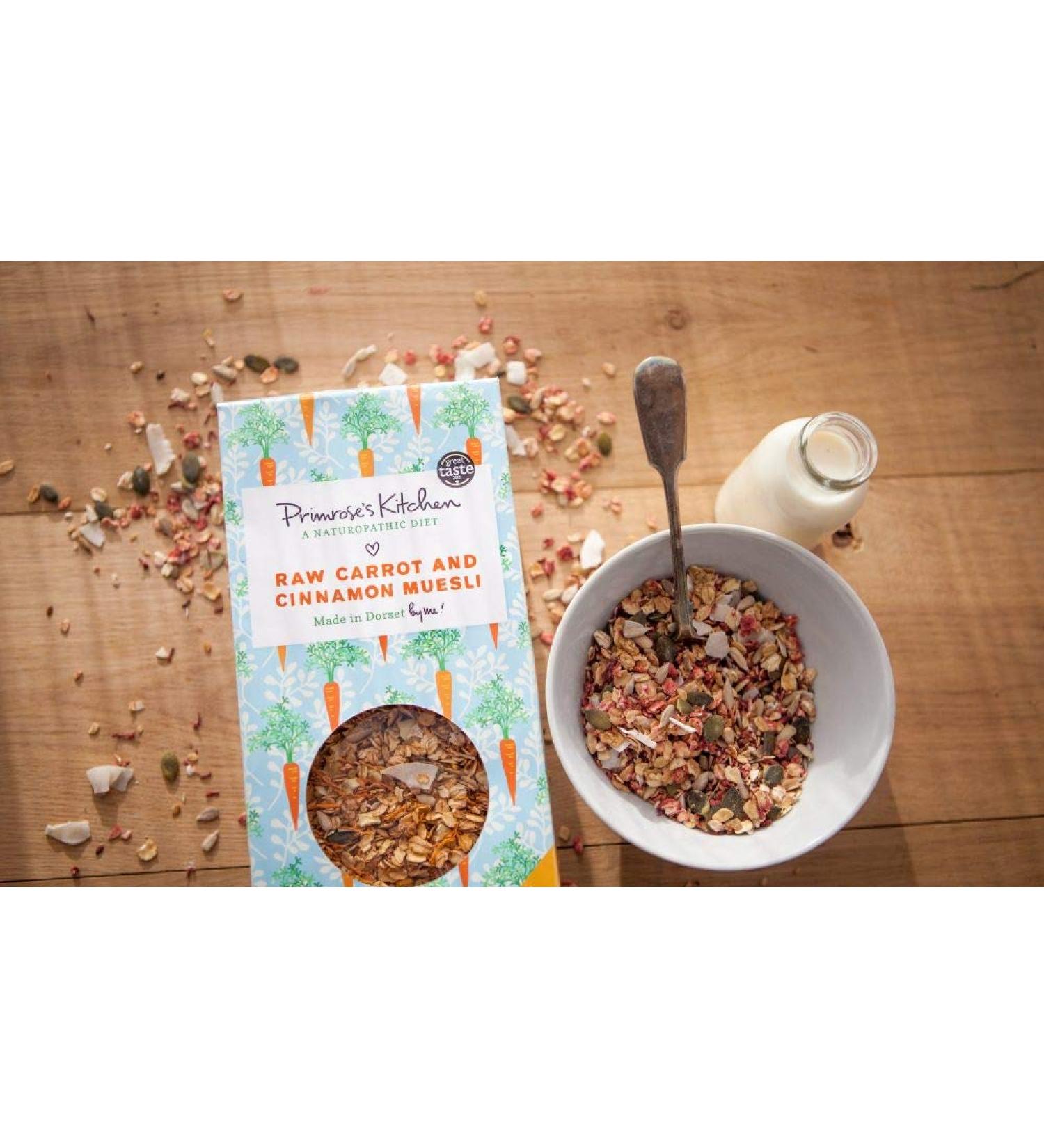 Primrose's Kitchen Muesli la carotte brute pomme et cannelle 300 g