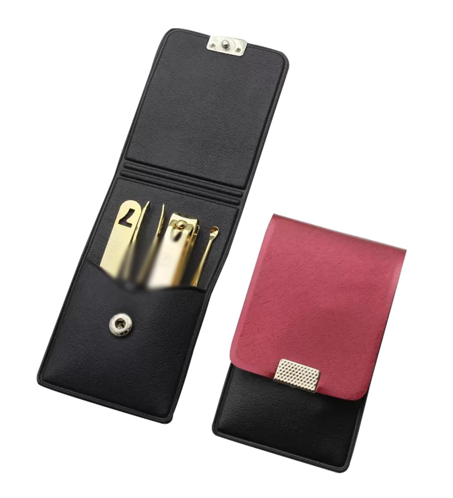 Nail Clippers and Beauty Tool Portable Set with Tweezers Ear Pick Suitable for Home Workplace Outdoor (Color : Gold) Gold silver - Buy Online on GoSupps.com