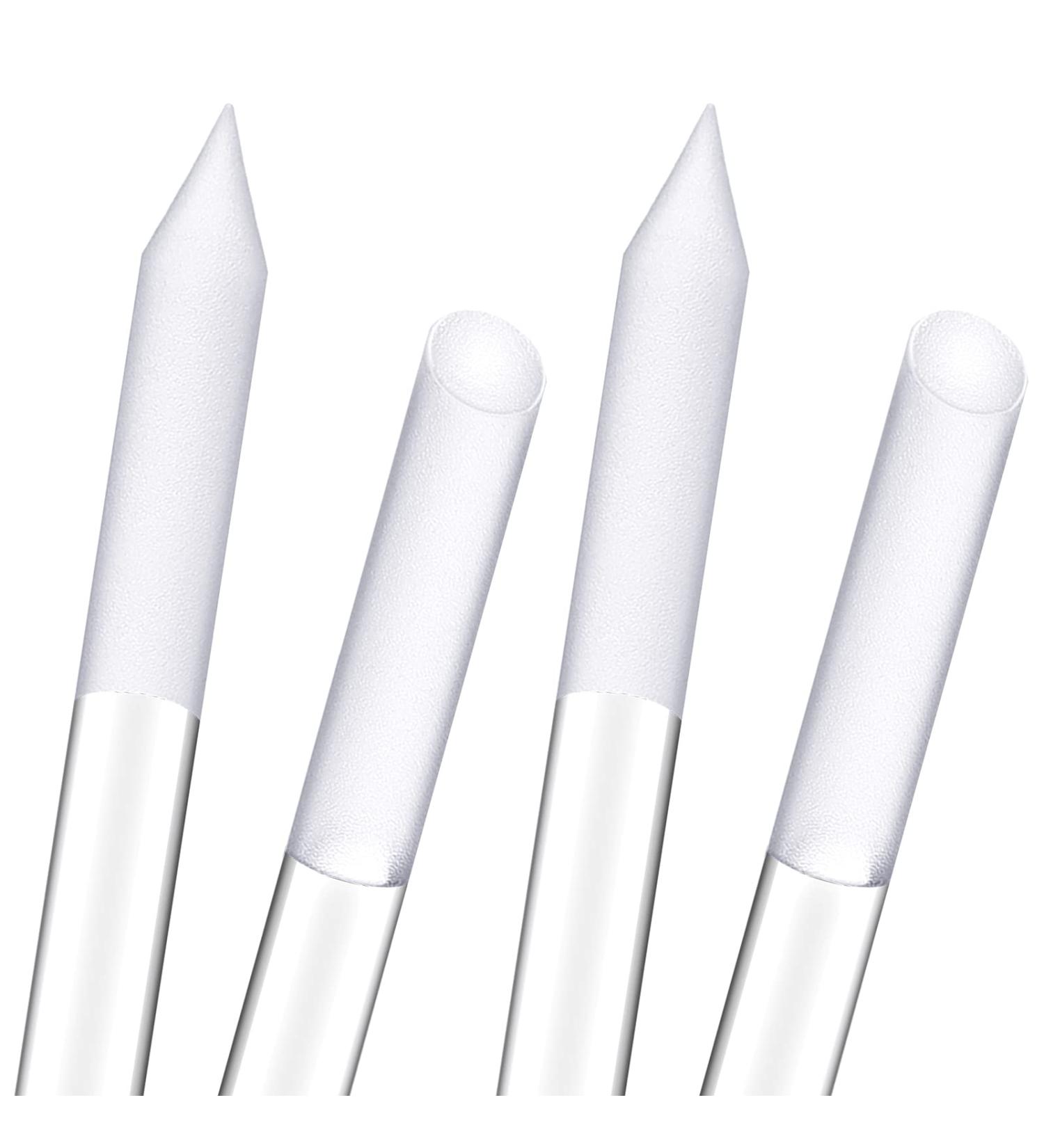 Glass Nail Shaver & Double-Sided Cuticle Trimmer Set - 2-Piece Manicure Tool for Women & Girls | Nail Skin Remover & File (White) - Buy Online on GoSupps.com