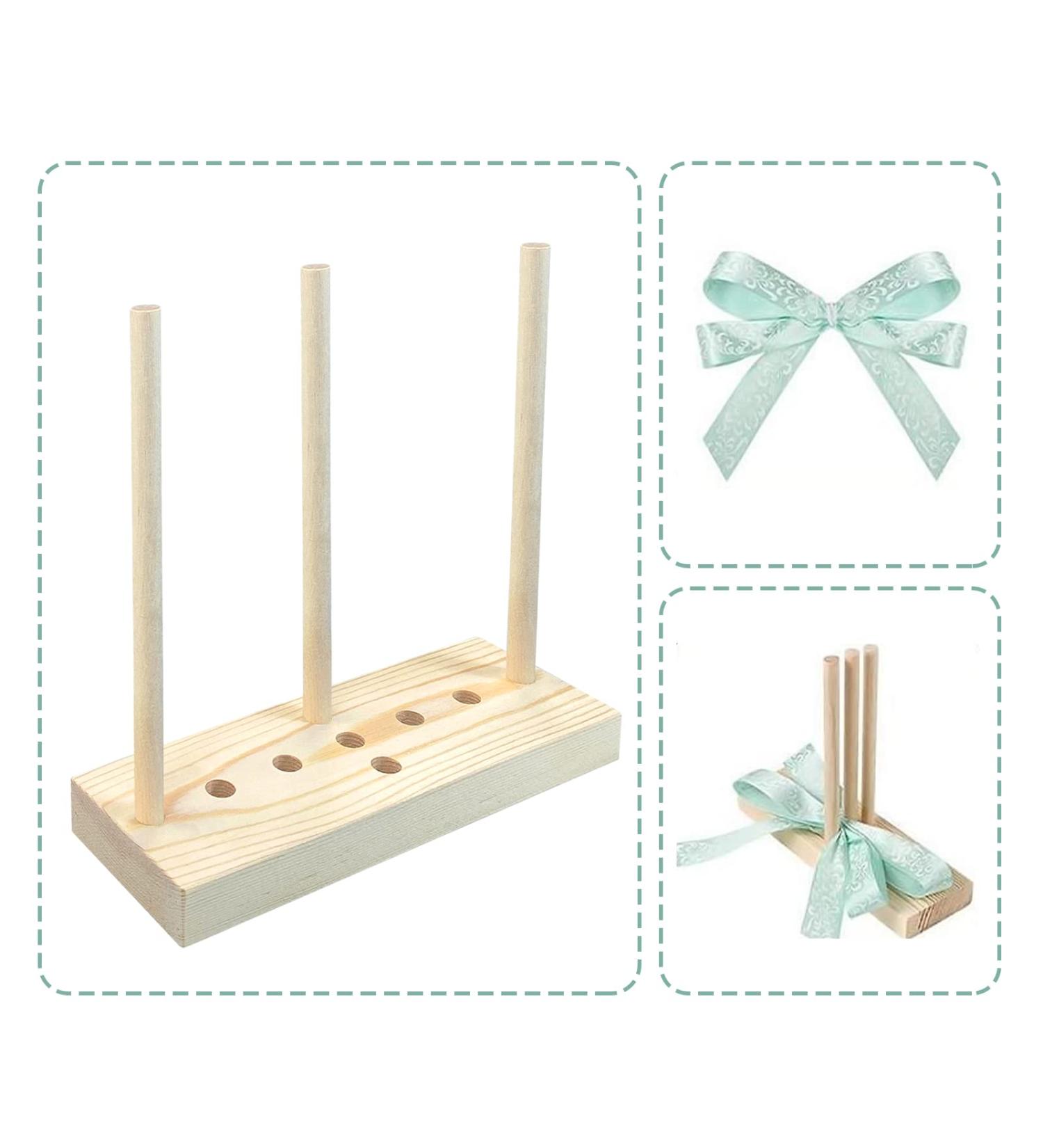 Andiker Wooden Bow Maker for Ribbon - Bow Making Tool for Wreaths, Gift Bows, Hair Bows, Decorations, Corsages - Type 1 - Buy Online on GoSupps.com