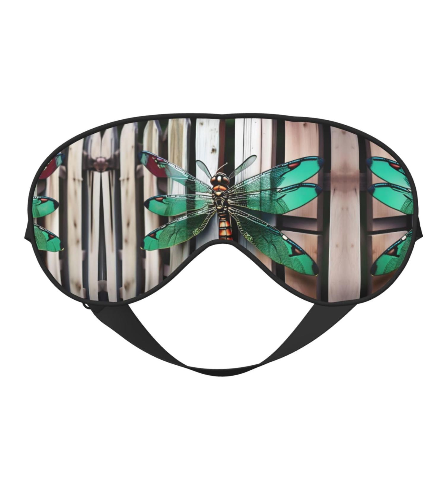Dragonfly Fence Soft Sleep Eye Mask - Breathable Female Eye Patch for Travel & Relaxation | International Shipping - Buy Online on GoSupps.com