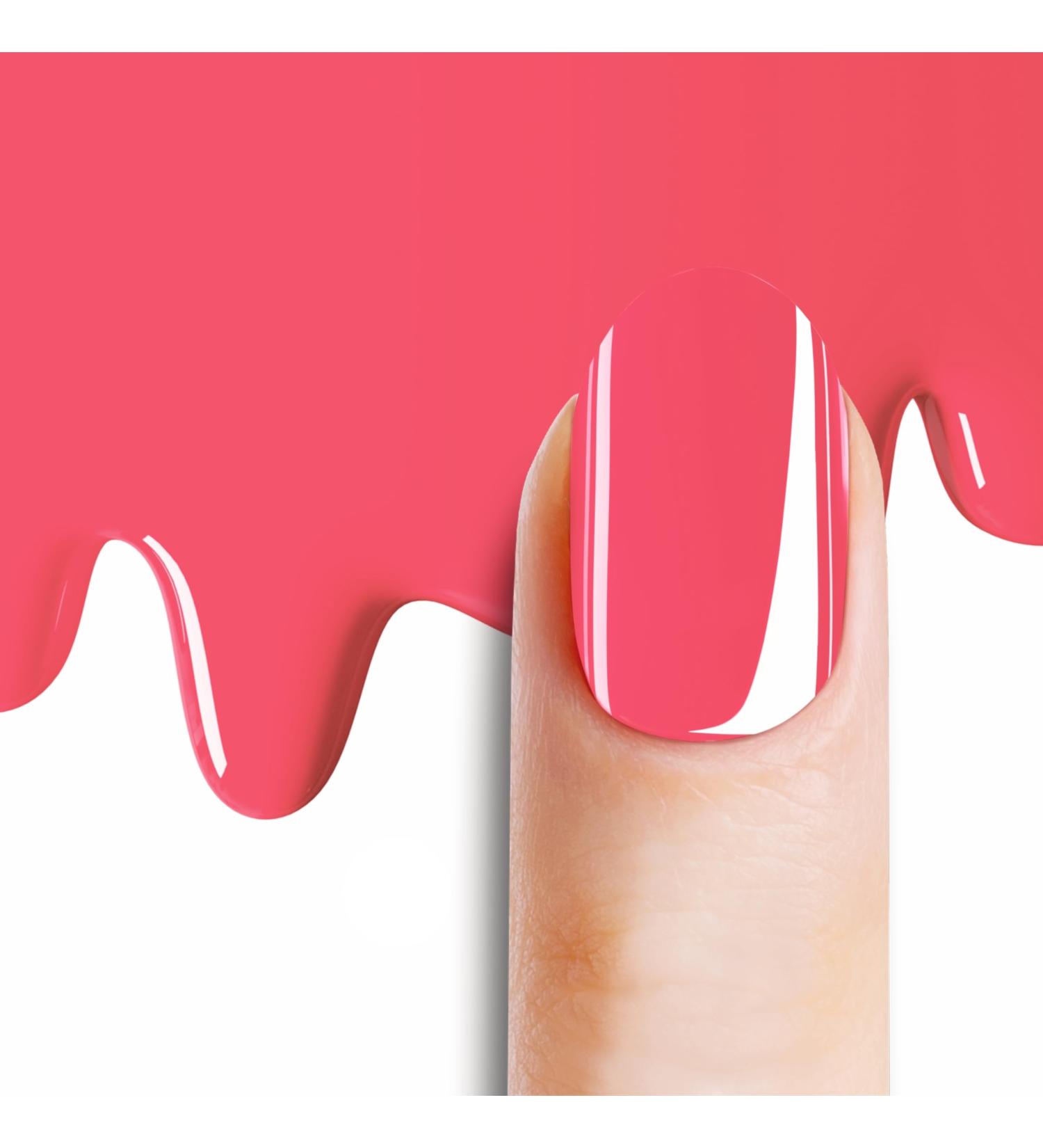 Bot 20x UV Gel Nail Foil - Self-Adhesive Coral Pink Lasts Up to 3 Weeks - Dermatest Certified All-In-One Solution - Buy Online on GoSupps.com