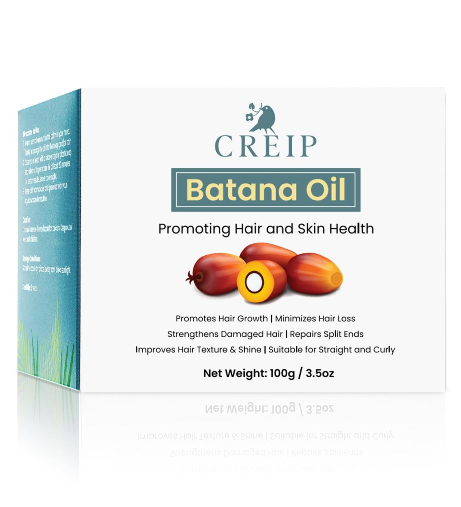 Veganic Batana Oil for Hair Growth | 100% Natural & Effective Treatment | Repairs Damaged Hair & Promotes Regrowth | 3.52OZ from Honduras - Buy Online on GoSupps.com