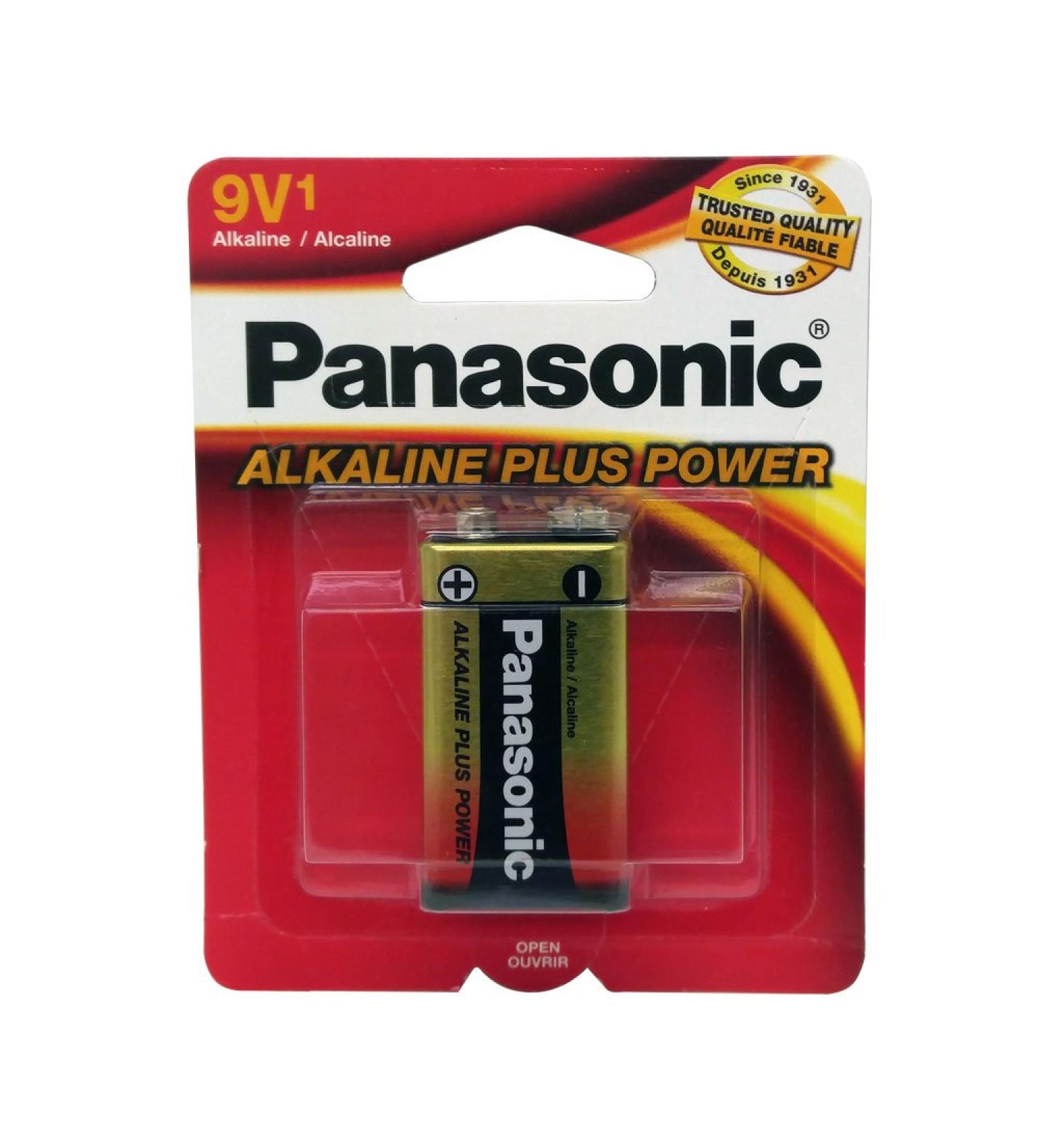Panasonic Alkaline Plus Batteries 9 Volt