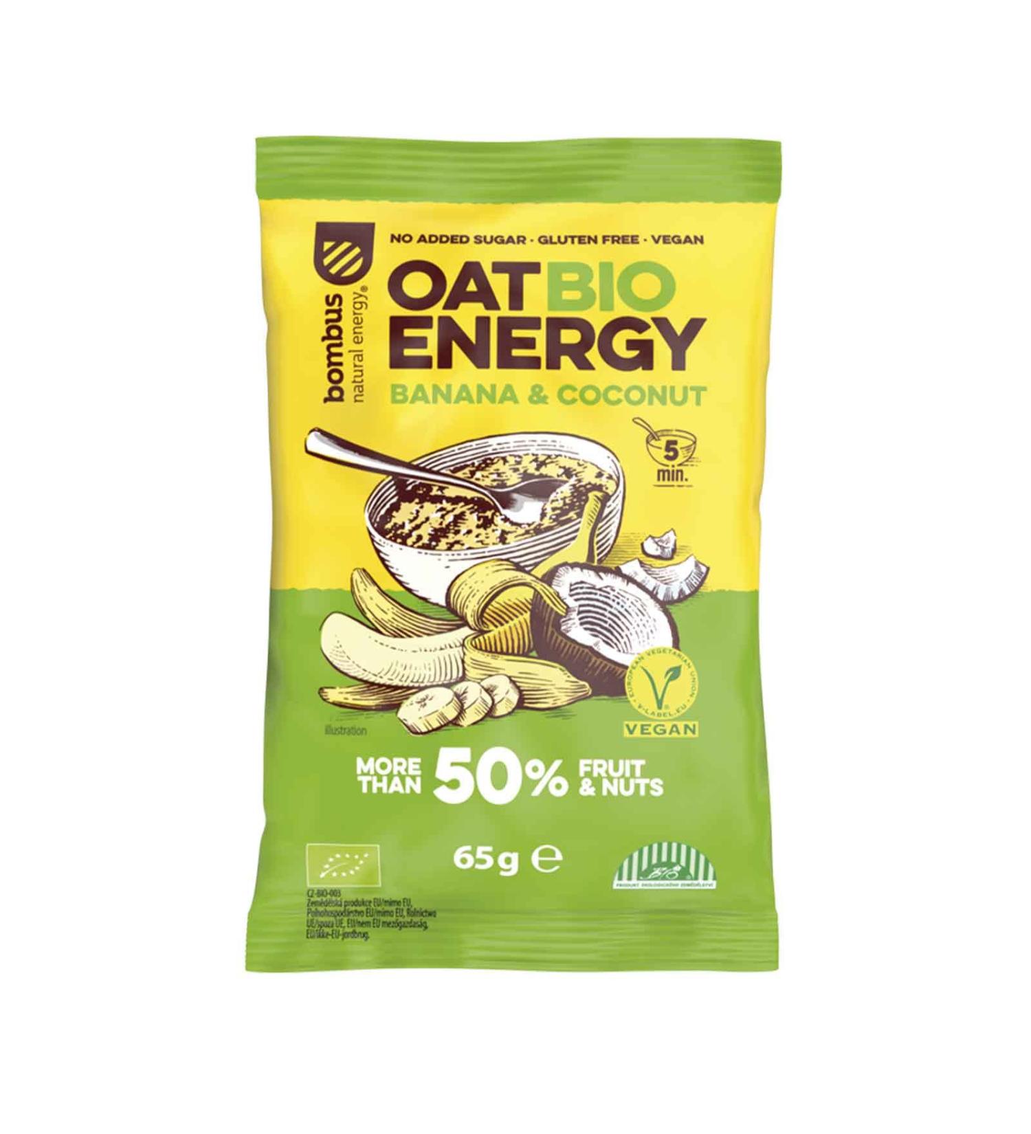 TARGROCH Banana porridge glutenfree coconut BIO 65 g BOMBUS - Buy Online on GoSupps.com