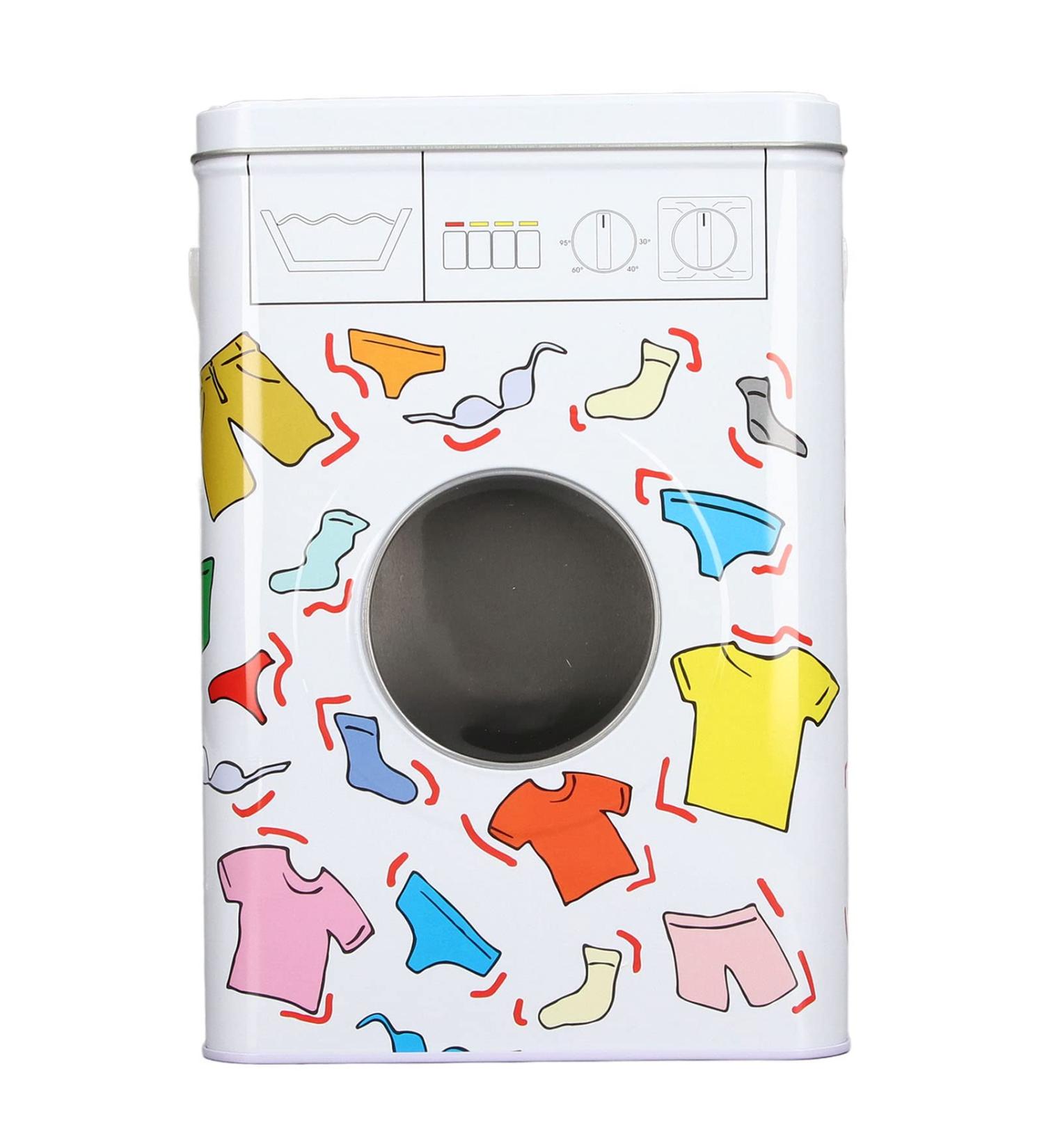 Powdered Detergent Container Powdered Laundry Detergent Container with Perspective Window Lid Washing Machine Appearance Large Capacity Storage Box - Buy Online on GoSupps.com